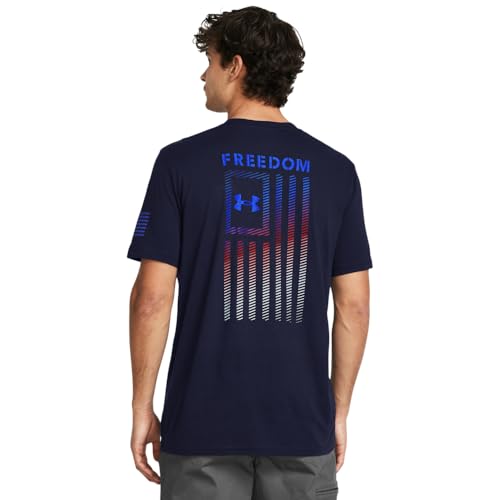 Under Armour Men's Freedom Graphic Short Sleeve T-Shirt, (410) Midnight Navy / / Team Royal, XX-Large