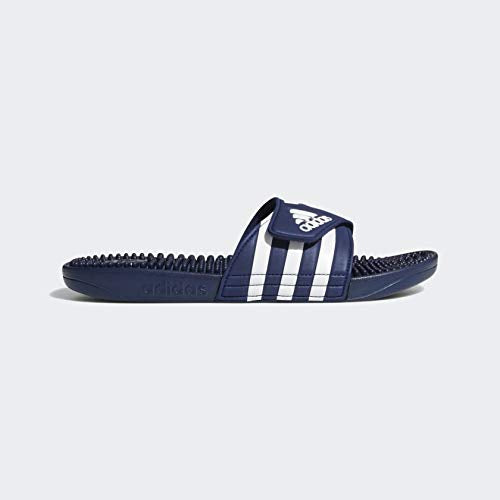 adidas Performance Adissage Sandal, Dark Blue/White/Dark Blue, 7 M US