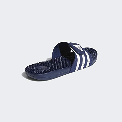 adidas Performance Adissage Sandal, Dark Blue/White/Dark Blue, 7 M US