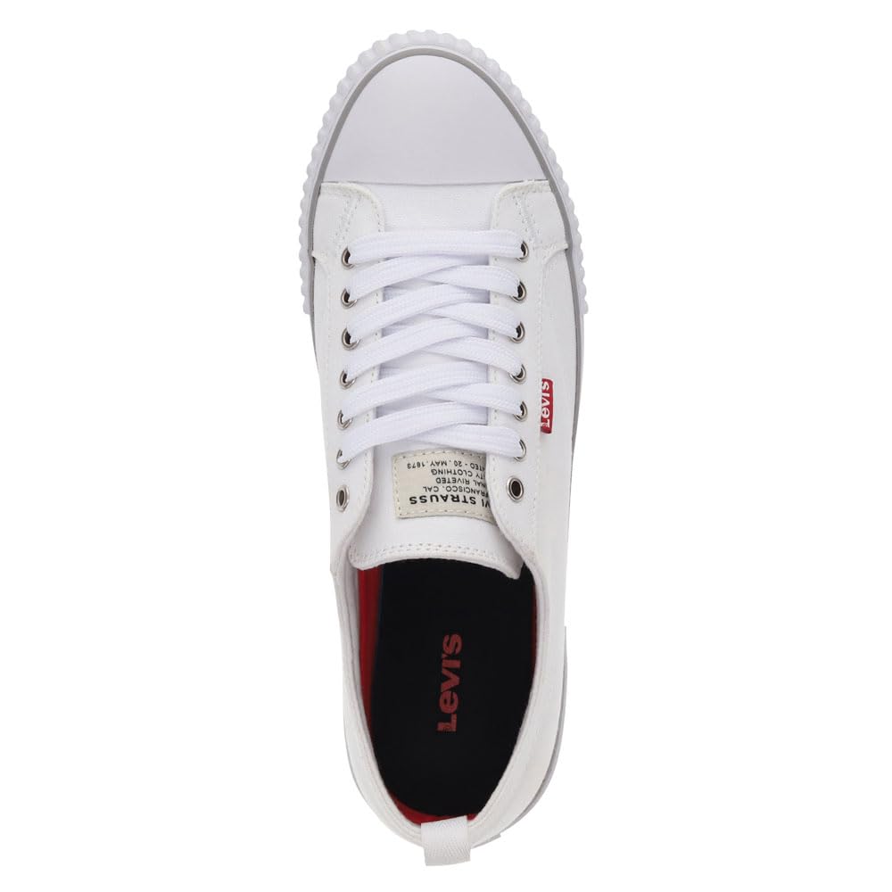 Levi's Men's Sneaker, White, 13