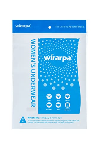 wirarpa Women's Cotton Underwear High Waist Briefs Ladies Soft Underpants 4 Pack Plus Size Panties Multicolored Small