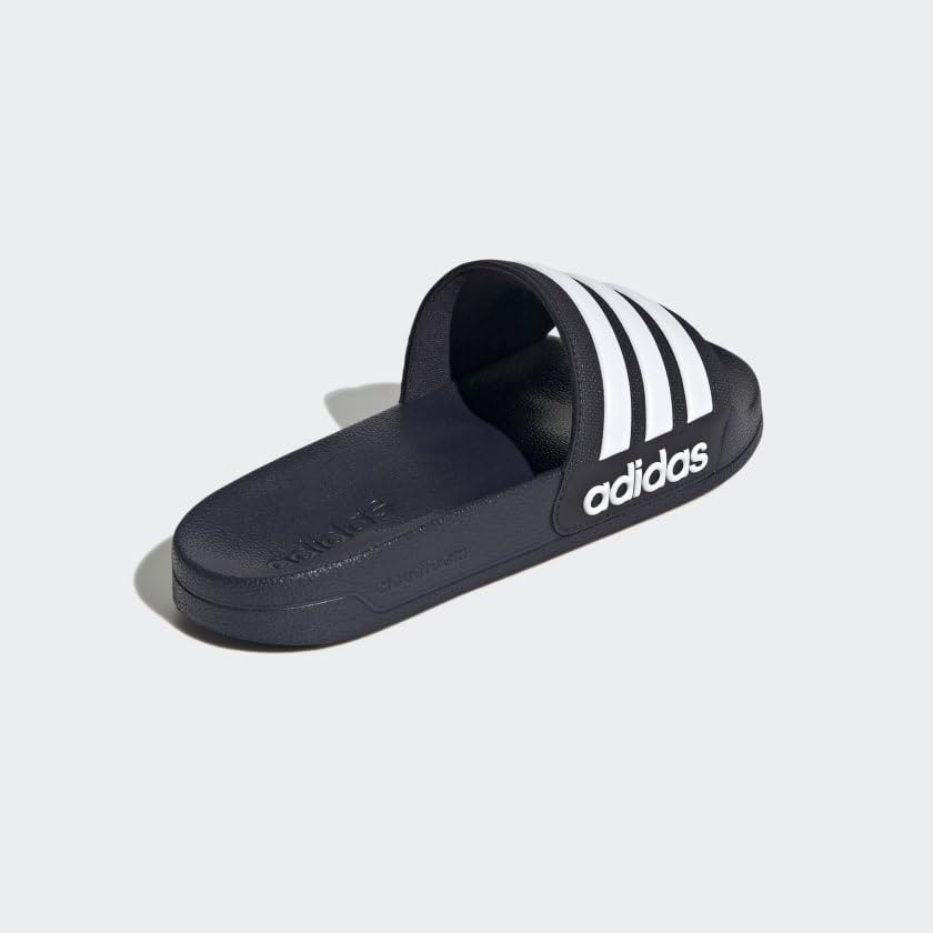 adidas Unisex Adilette Shower Slides Sandal, Legend Ink/White/Legend Ink, 10 US Men