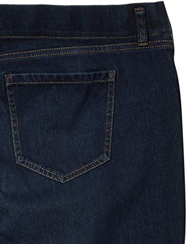 Amazon Essentials Women's Pull-On Stretchy Knit Jegging (Available in Plus Size), Dark Wash, Small Short
