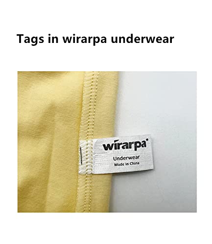 wirarpa Women's Cotton Underwear High Waist Briefs Ladies Soft Underpants 4 Pack Plus Size Panties Multicolored Small