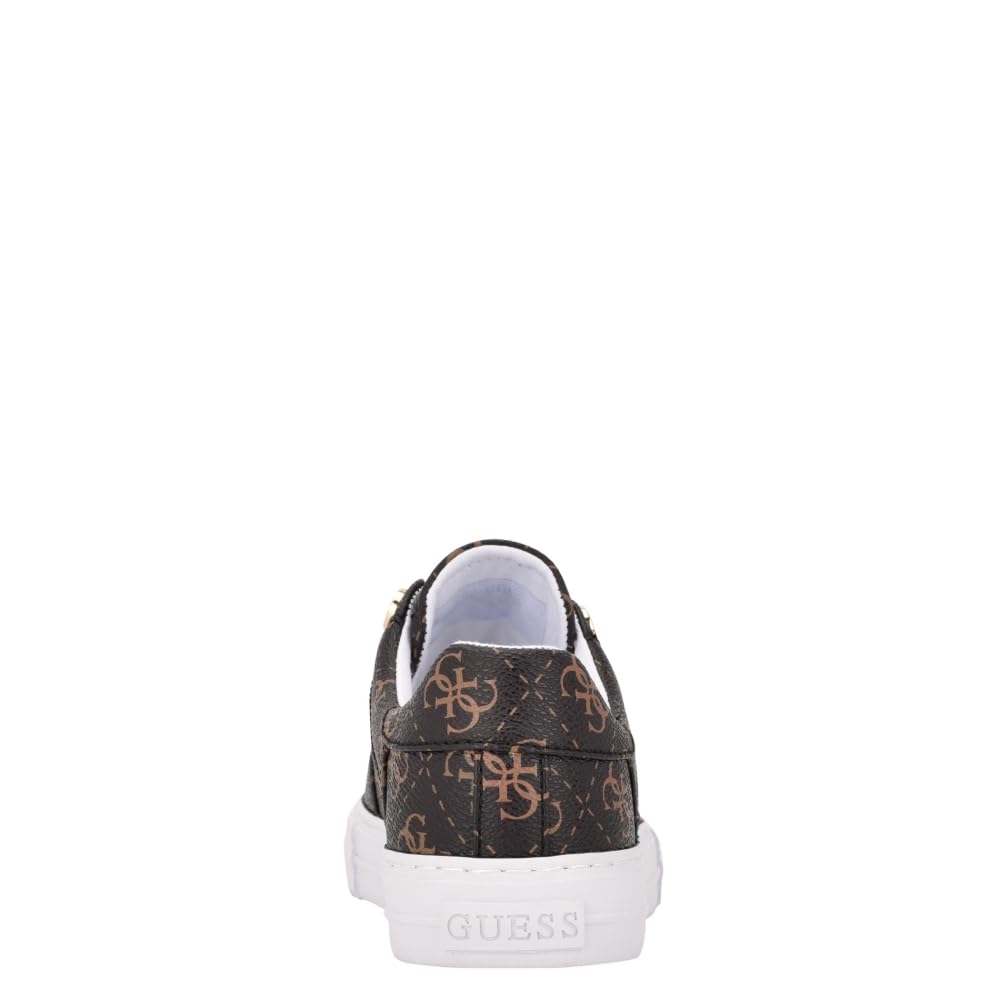 Guess Women's Loven3 Sneaker, Brown Multi 908, 6