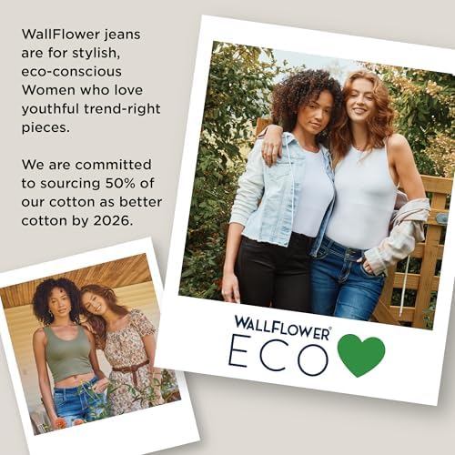 WallFlower womens Luscious Curvy Mid-rise Bling and Belted Insta Stretch Juniors (Standard Plus) Denim Shorts, Betsy Midi, 11 US