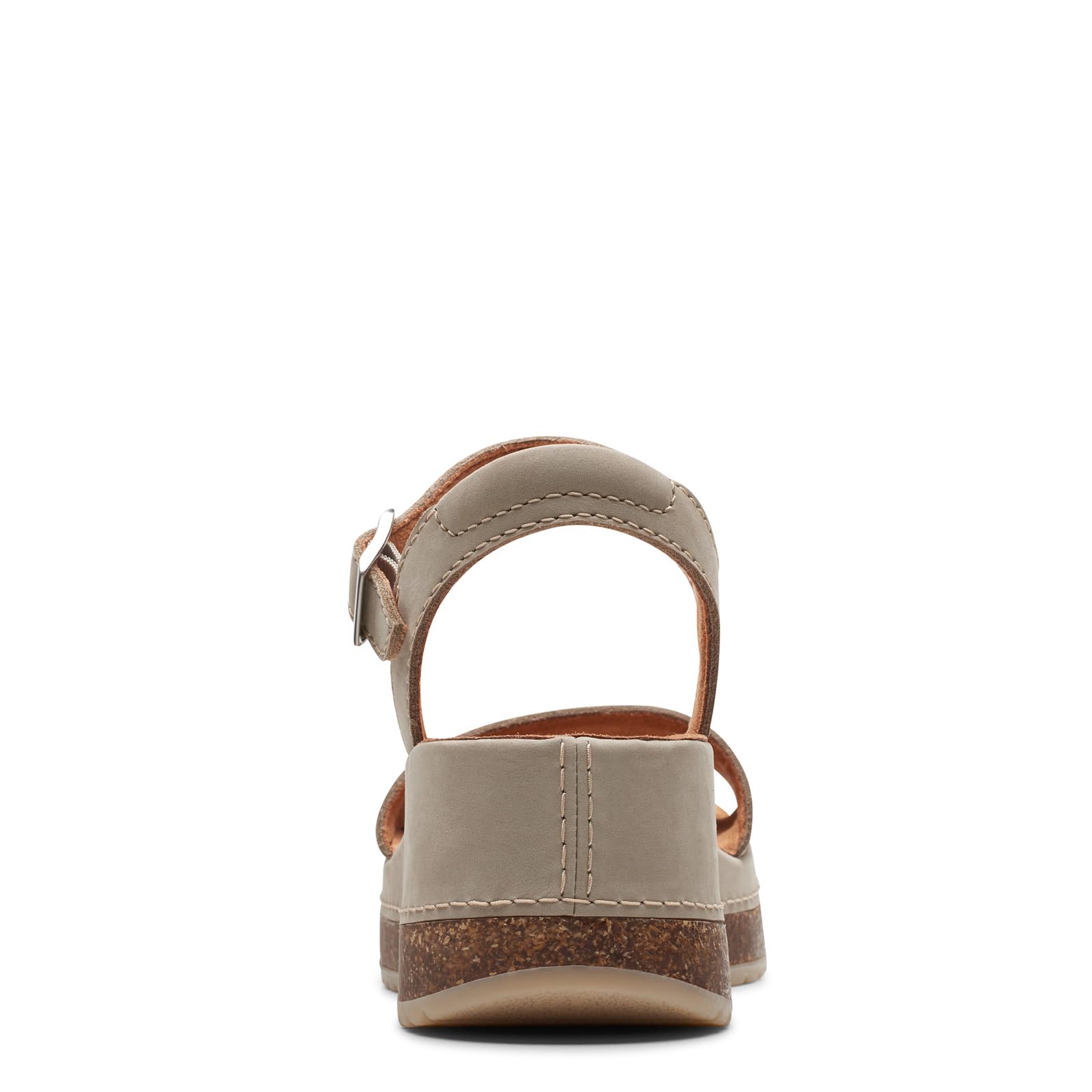 Clarks Women's Classic Sandal, Stone Nubuck, 7.5