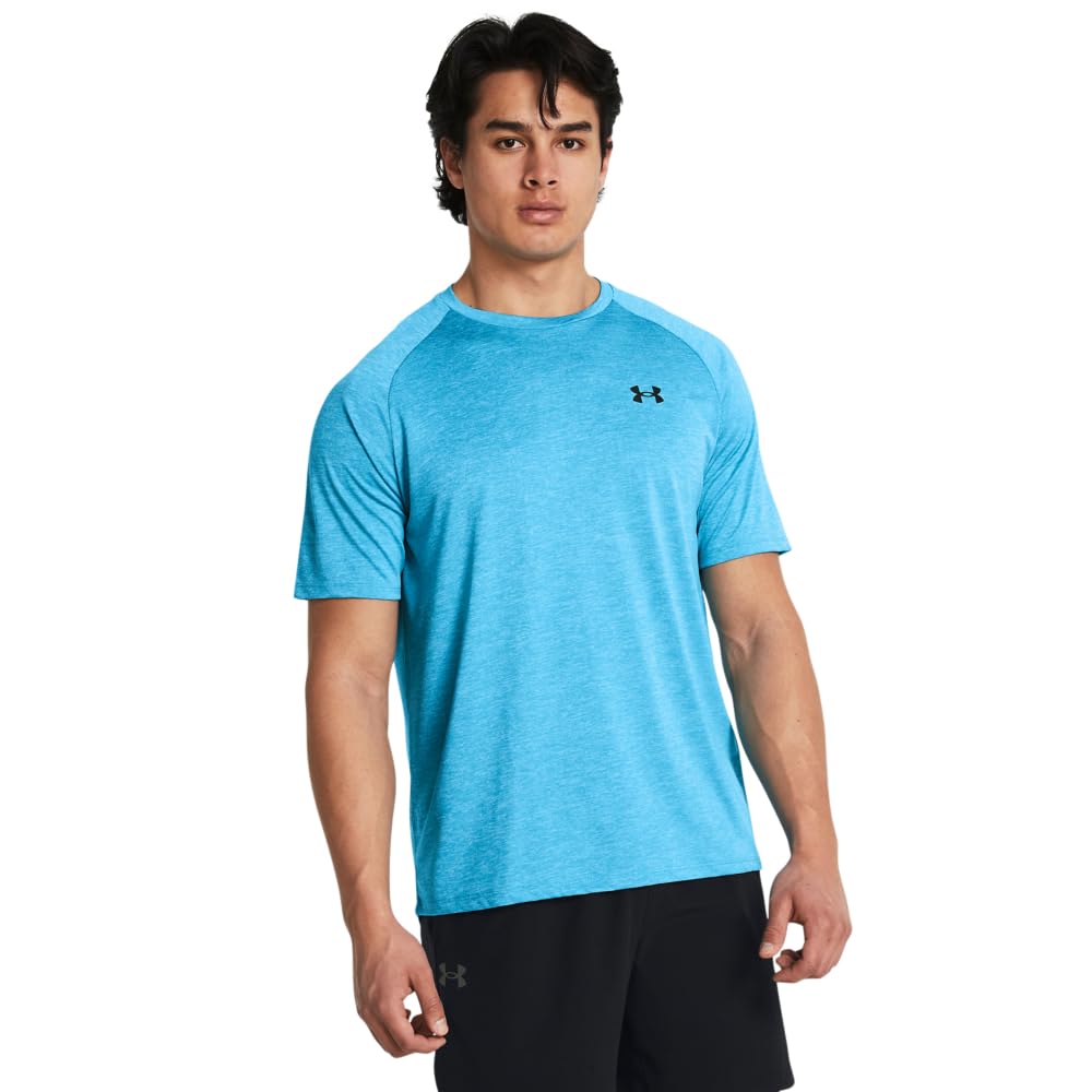 Under Armour Men's Tech 2.0 Short-Sleeve T-Shirt, (423) Capri / / Black, Medium