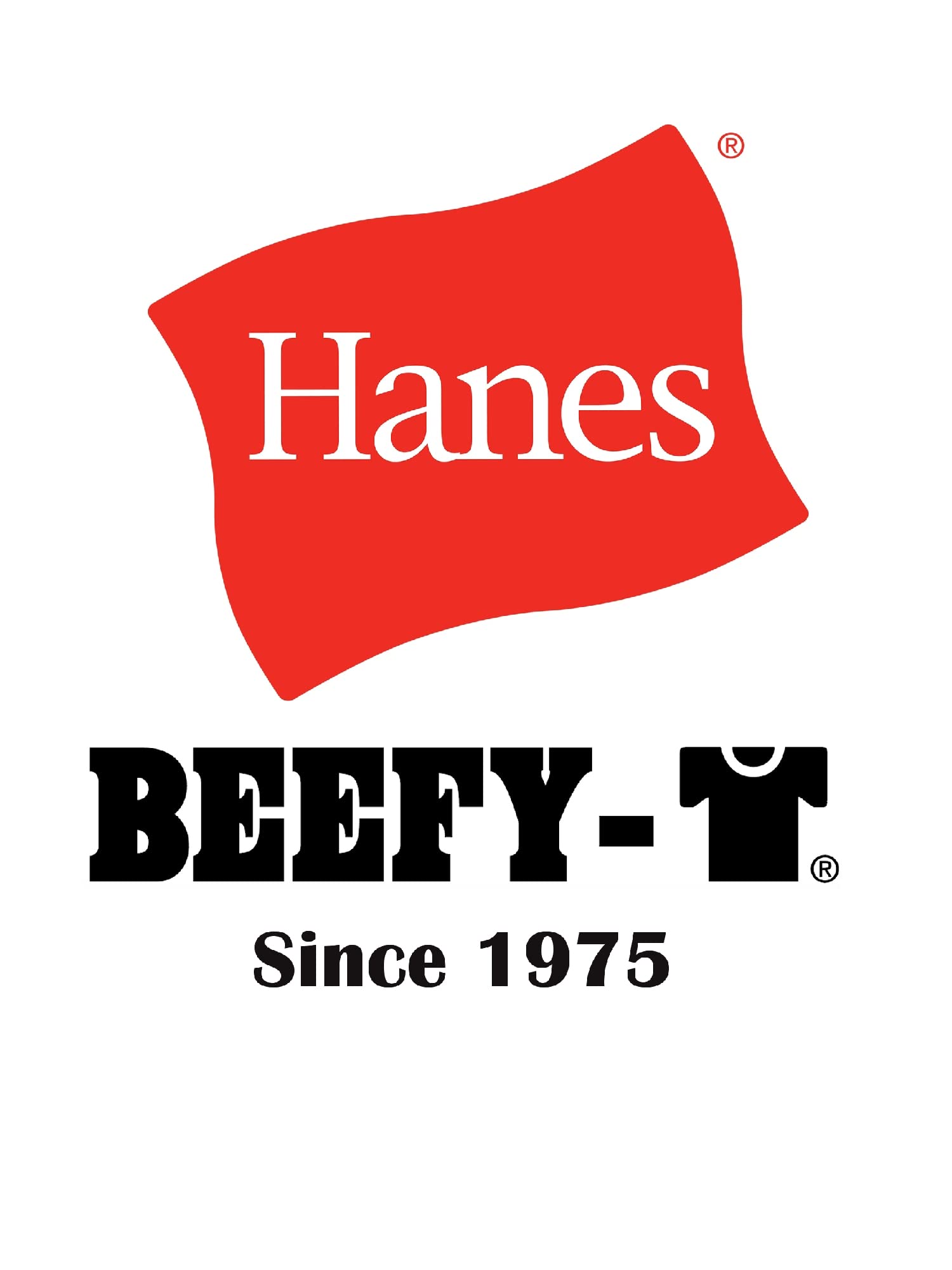 Hanes Men's Short-Sleeve Beefy T-Shirt,Black,Large