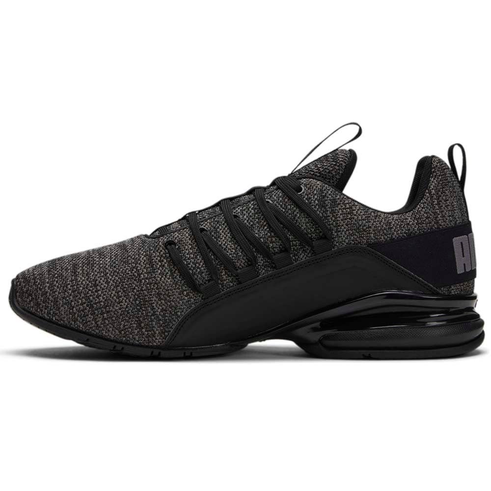 PUMA Mens Axelion Cross Trainer, MULTI PUMA Mens Black-CASTLEROCK, 10