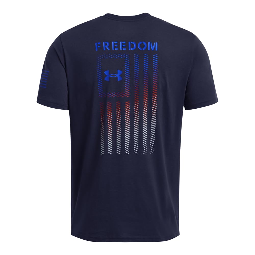 Under Armour Men's Freedom Graphic Short Sleeve T-Shirt, (410) Midnight Navy / / Team Royal, XX-Large