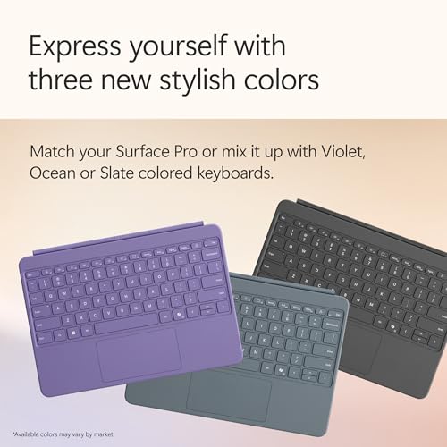 Microsoft Surface Pro 2-in-1 Laptop/Tablet (2025), Windows 11 Copilot+ PC, 12" Touchscreen Display, Snapdragon X Plus (8 Core), 16GB RAM, 256GB Storage, Platinum