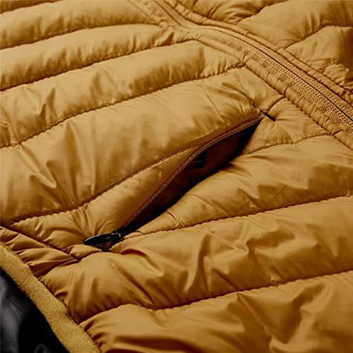 YMGSCC Solid Color Hoodies Waistcoat Men Casual Warm Jackets and Coats Men Autumn Winter Men Clothing(Black,Asia 3XL 82-90 kg)