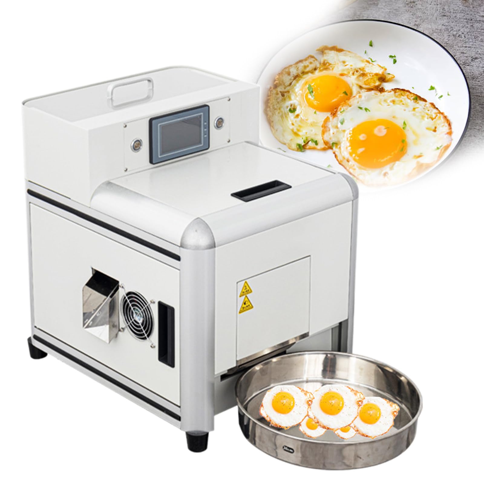 Automatic Egg Fryer & Omelette Maker - Smart Touch Screen, Commercial Egg Cooking Machine for Perfect Fried Eggs & Omelets, Easy to Use & Clean, Ideal for Home & Restaurant