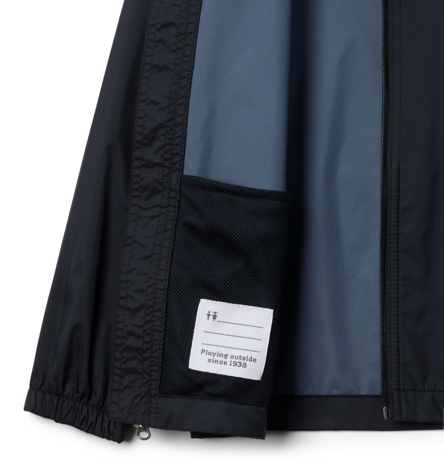 Columbia Youth Boys Glennaker Rain Jacket, 2024 Black, Large