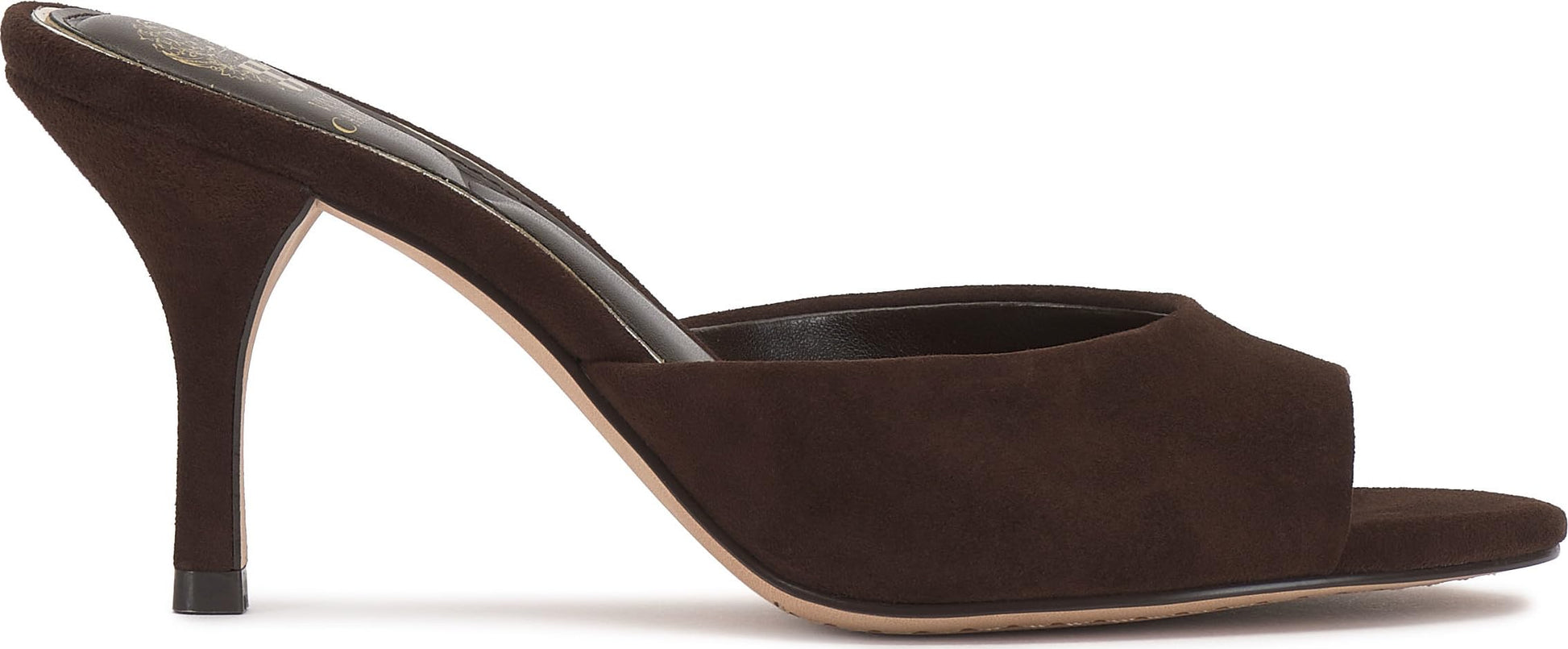 Vince Camuto Women's Prynn Heeled Sandal, Brownie Suede, 8