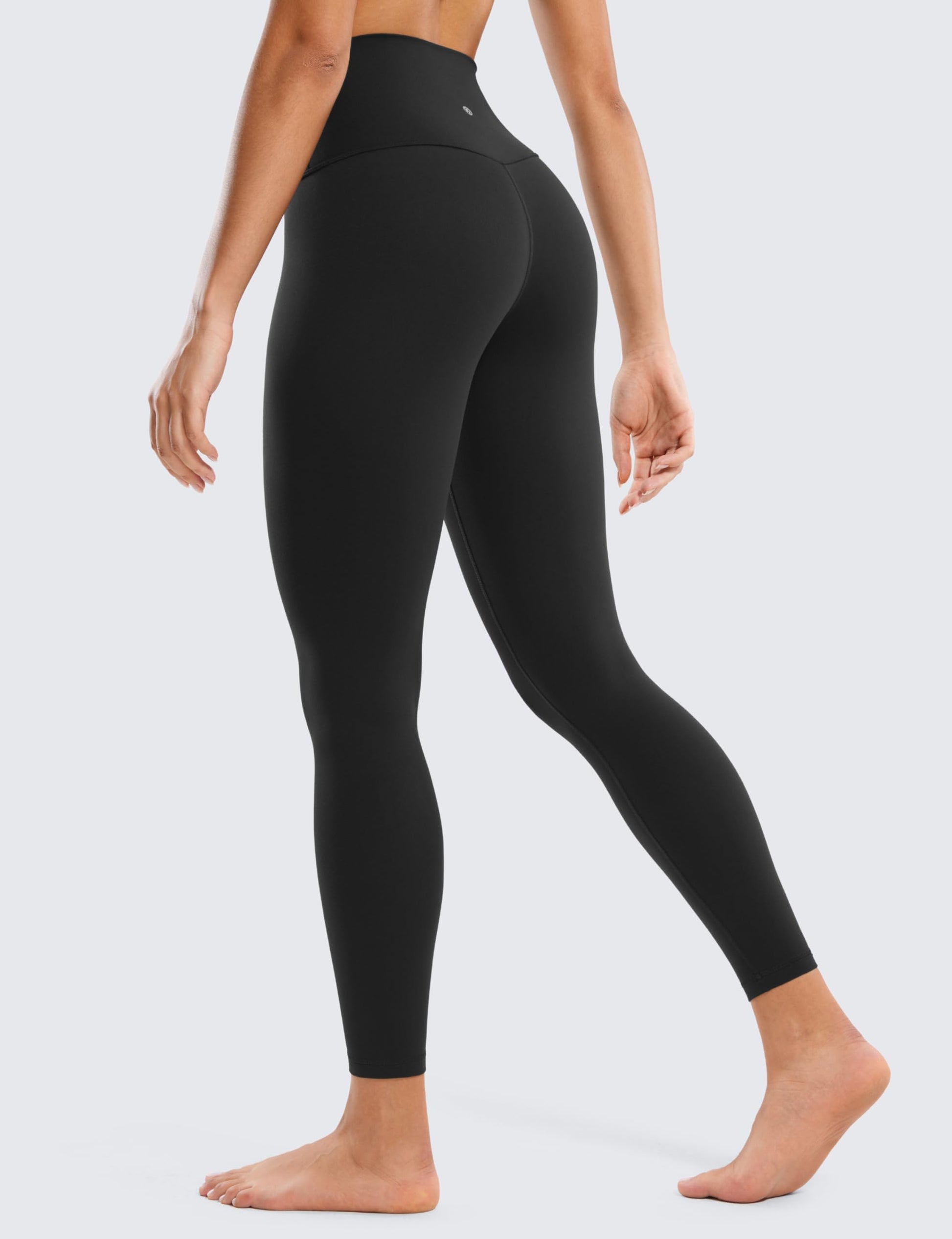 CRZ YOGA Butterluxe High Waisted Lounge Legging 25" - Buttery Soft Workout Yoga Pants for Women Black Medium