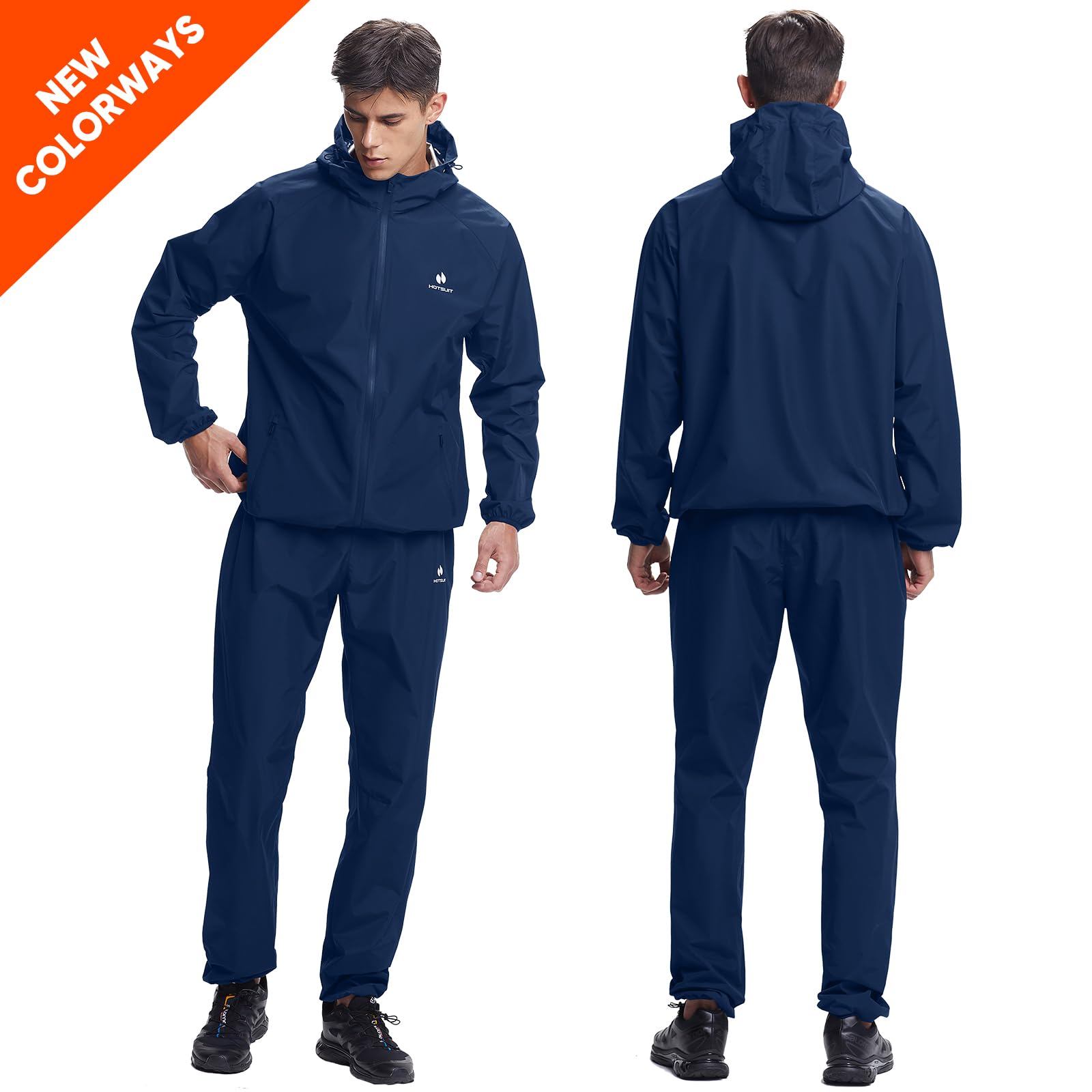 HOTSUIT Sauna Suit for Men – Hot Sweat Suit for Boxing Exercise, Sauna Jacket & Pants, Workout Fitness Gear