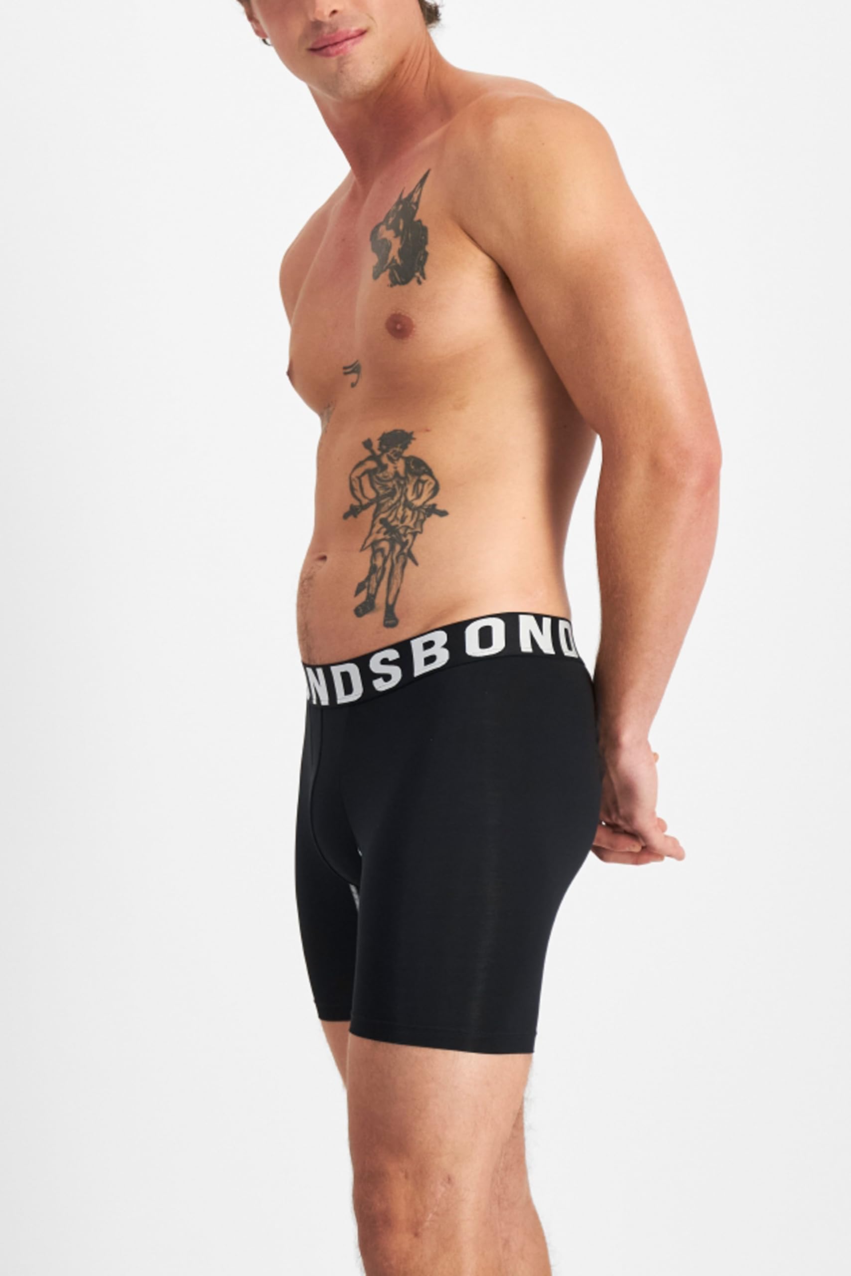 Bonds Men's Underwear Anti-Chafing Boxer Briefs Pack, Chafe Off Men's Boxer Briefs, Viscose/Bamboo Underwear for Men, 3-Pack