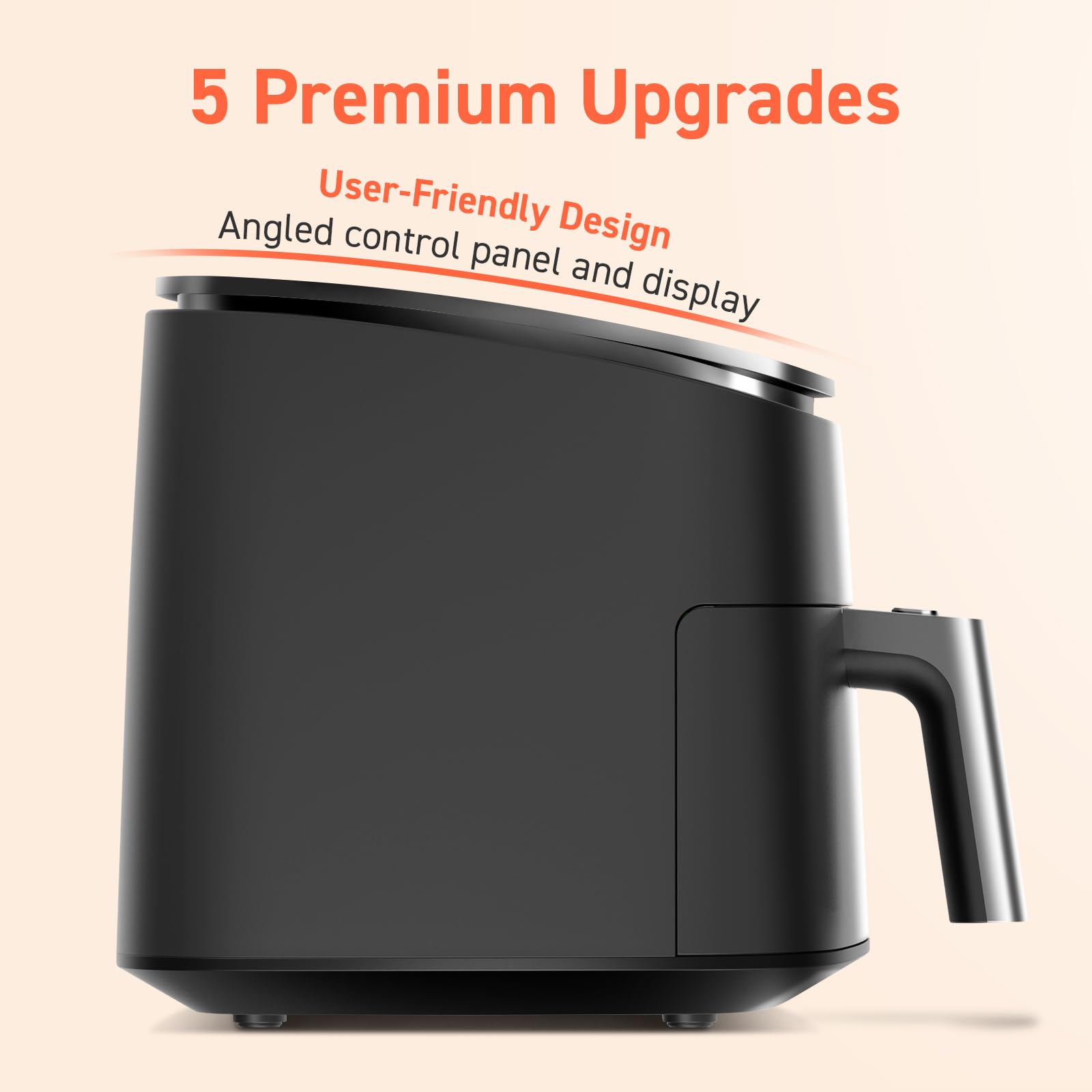 COSORI Air Fryer 9-in-1, Compact & Large 6-Qt, Premium Ceramic Coating, 90–450°F Precise Heat for Even Results, Up to 95% Less Oil*, Roast, Bake, Dry, Reheat, Frozen, Broil, Proof, 120V, TurboBlaze