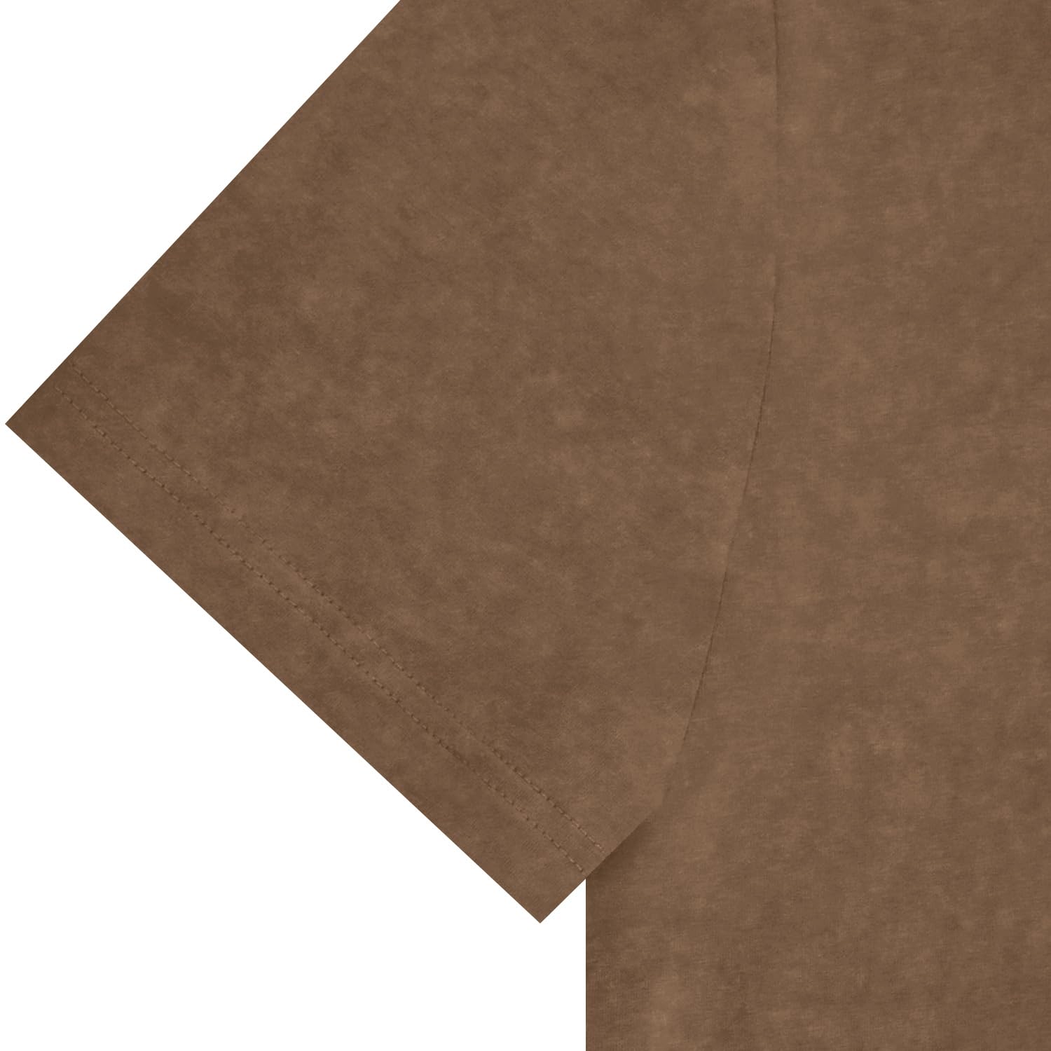 LOGEEYAR Men's Athletic Washed T-Shirts Basic Crew Neck Tees Tops Casual Distressed Cotton T Shirts for Men Coffee