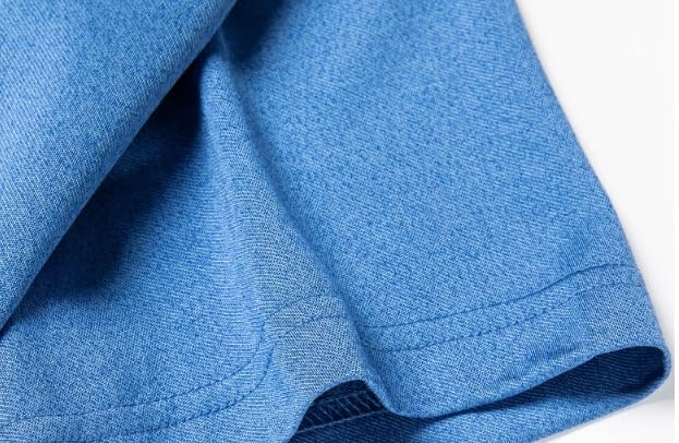 Mens Silk Short Sleeve Polo Shirts Loose Fit Solid Color Collared Satin Business Casual T Shirt(X-Large) Blue