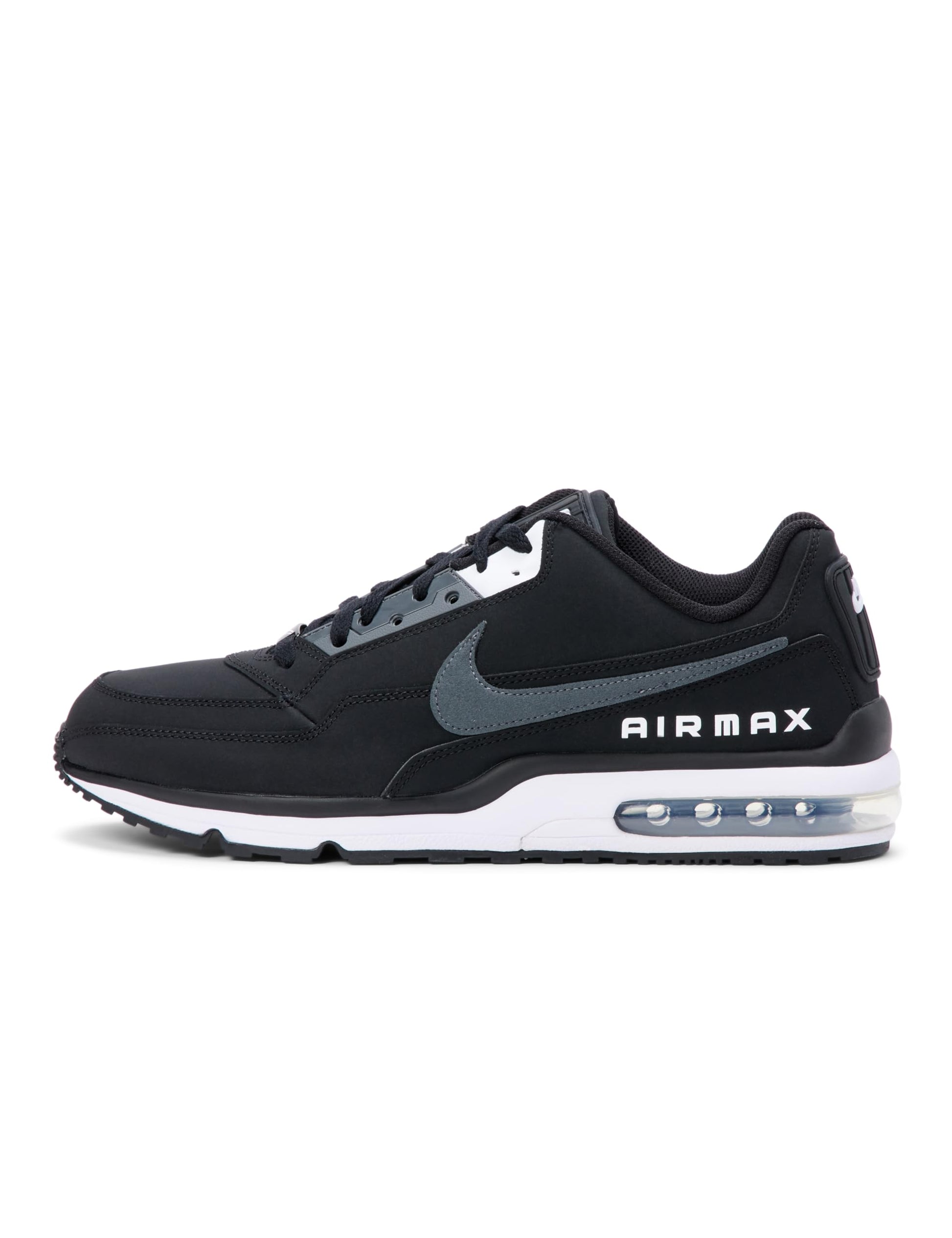 Nike Men's Air Max Ltd 3 Sneaker, Black/Dark Grey/White, 6