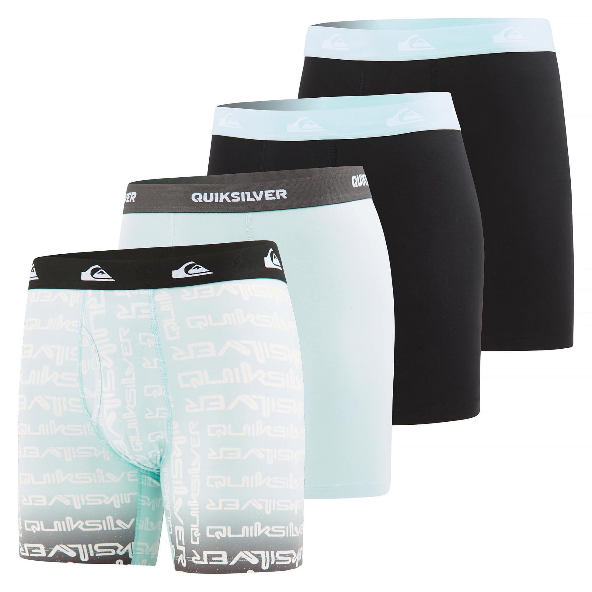 Quiksilver Mens Underwear 4 Pack Boxers for Men Supersoft Brushed Polyester Mens Boxer Briefs
