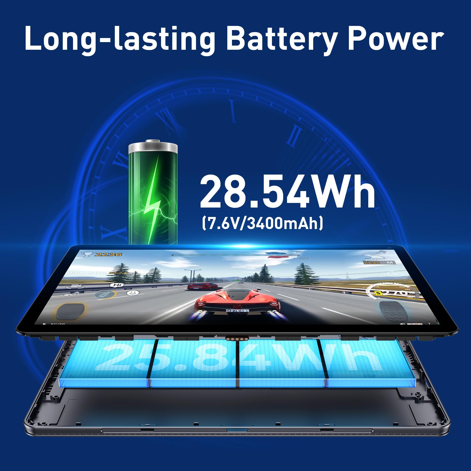 EYY 10.1" 2 in 1 Tablet/Laptop Computer, 12GB RAM+256GB SSD, Windows 11 Touchscreen Laptops with Stylus and Keyboard, Intel M3-8100Y Processor(up to 3.40GHz), WiFi 5, BT 5, HDMI, Dual Camera, Gray