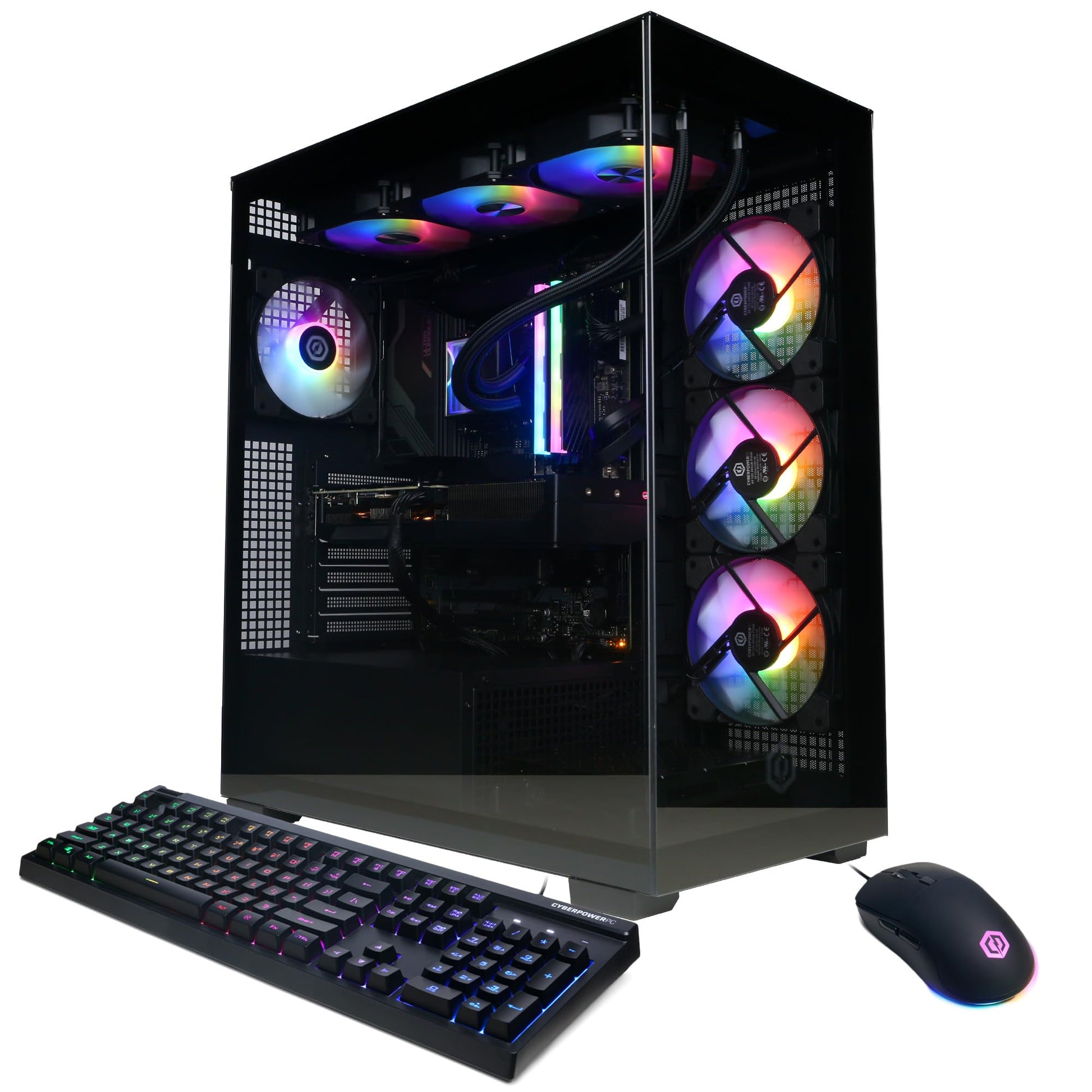 CyberPowerPC Gamer Xtreme VR Gaming PC, Intel Core i9-14900KF 3.2GHz, GeForce RTX 5070 12GB, 32GB DDR5, 2TB PCIe 4.0 SSD, WiFi Ready & Windows 11 Home (GXiVR8080A39)