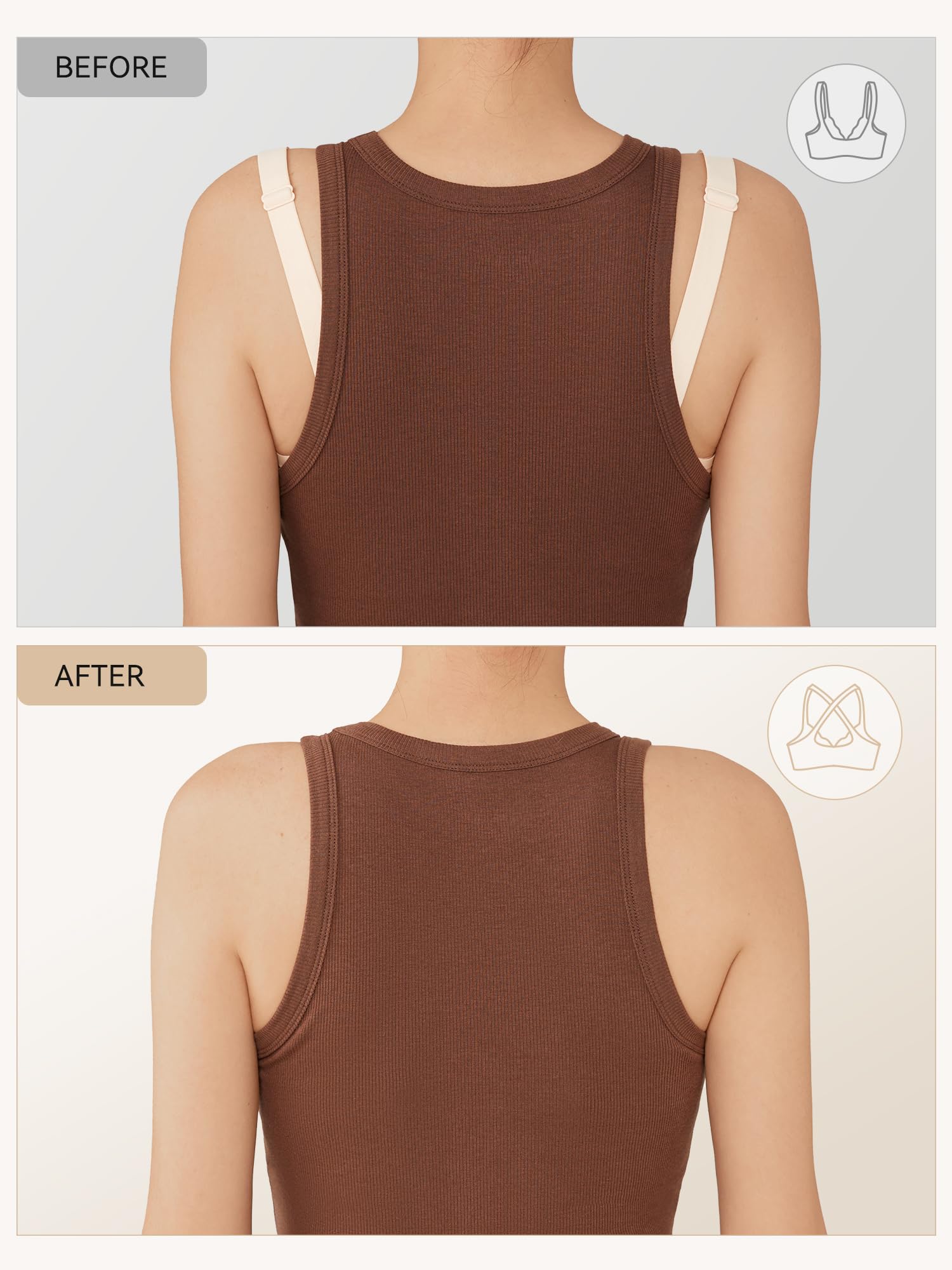 LUCKMEEY Bras for Women No Underwire Wave Push Up Wireless Bra Seamless Bras Full Coverage Bralettes Lift Everyday Bra Skin