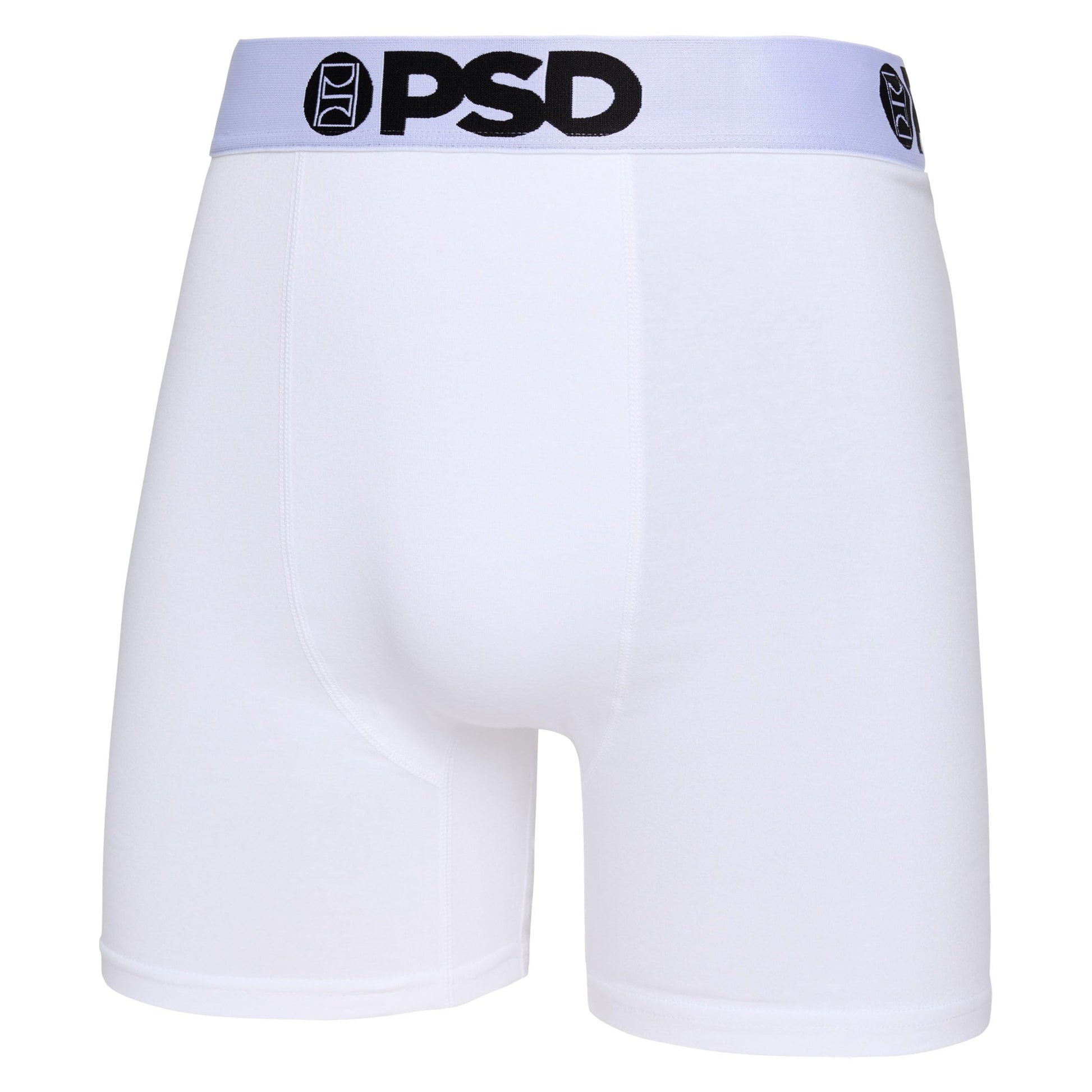 PSD Underwear Mens Boxer Briefs - Solid Sky 3 Pack, 5 Inch Inseam, Moisture-Wicking, Boxer Briefs for Men Pack, Large