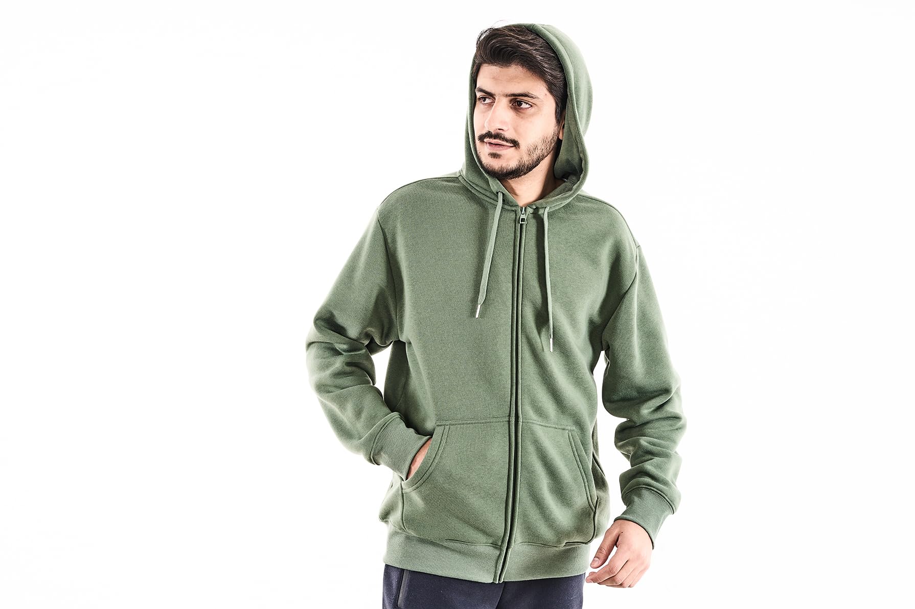 WHITE PEAK TRADING COMPANY 3 Pack Mens Fleece Hoodie Long Sleeve Lightweight Athletic Workout Sweatshirt for Men with Pockets