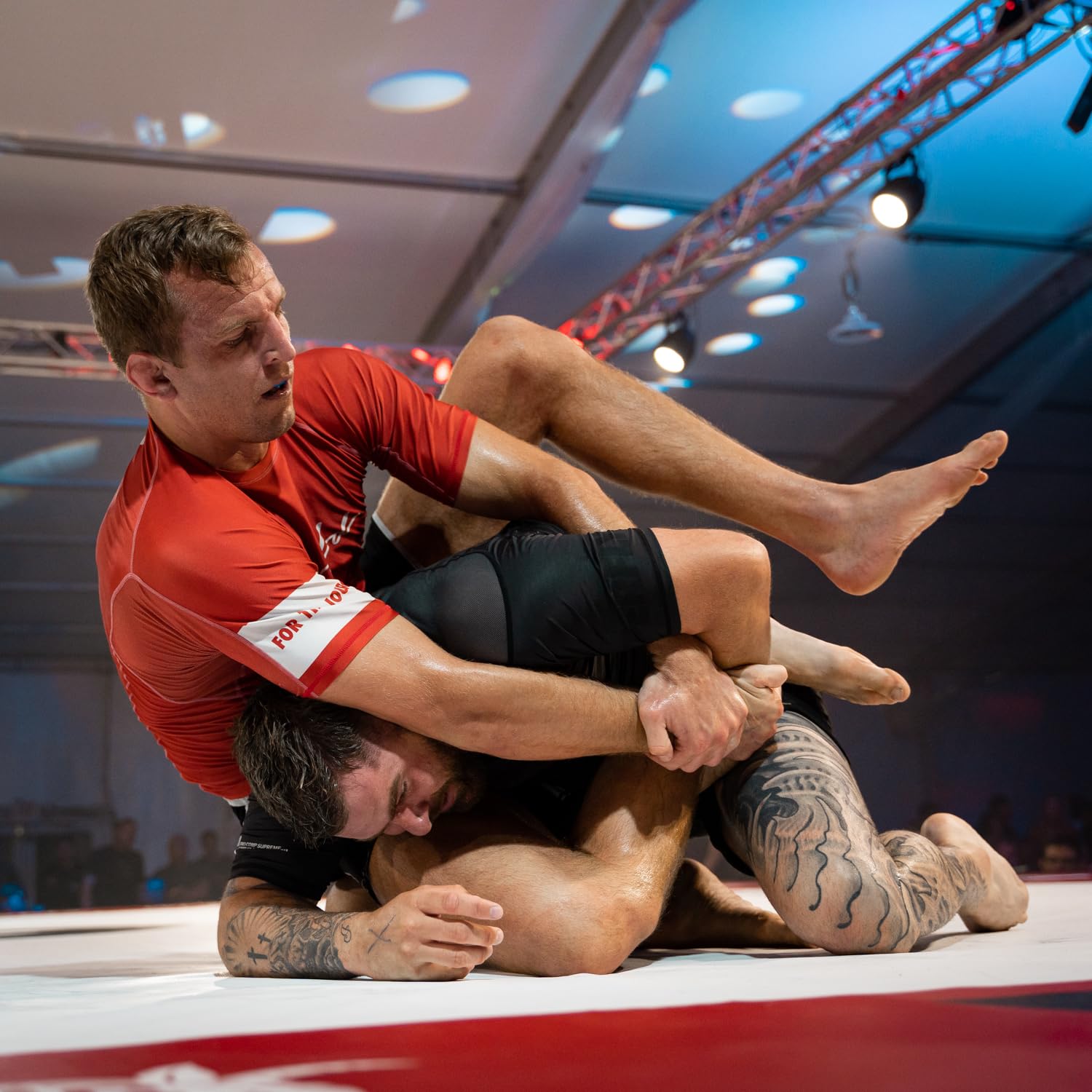 Gold BJJ Foundation Rash Guard - Ranked No-Gi and Gi Jiu Jitsu Rashguard (Short Sleeve, Black, L)