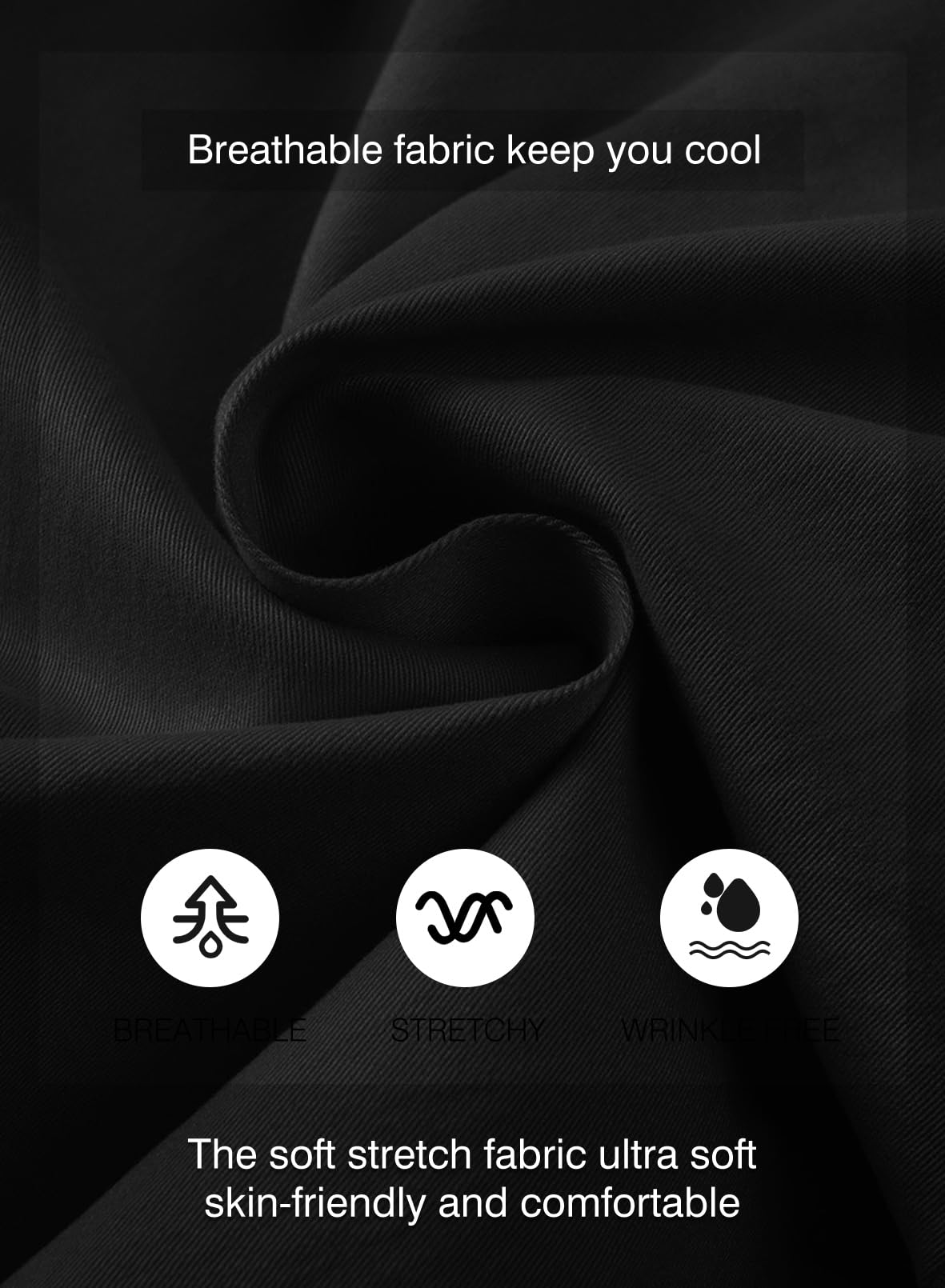 JMIERR Mens Athletic Shorts Casual Cotton Drawstring Summer Beach Twill Chino Dress Golf Workout Gym Running Basketball Shorts, M, S Black