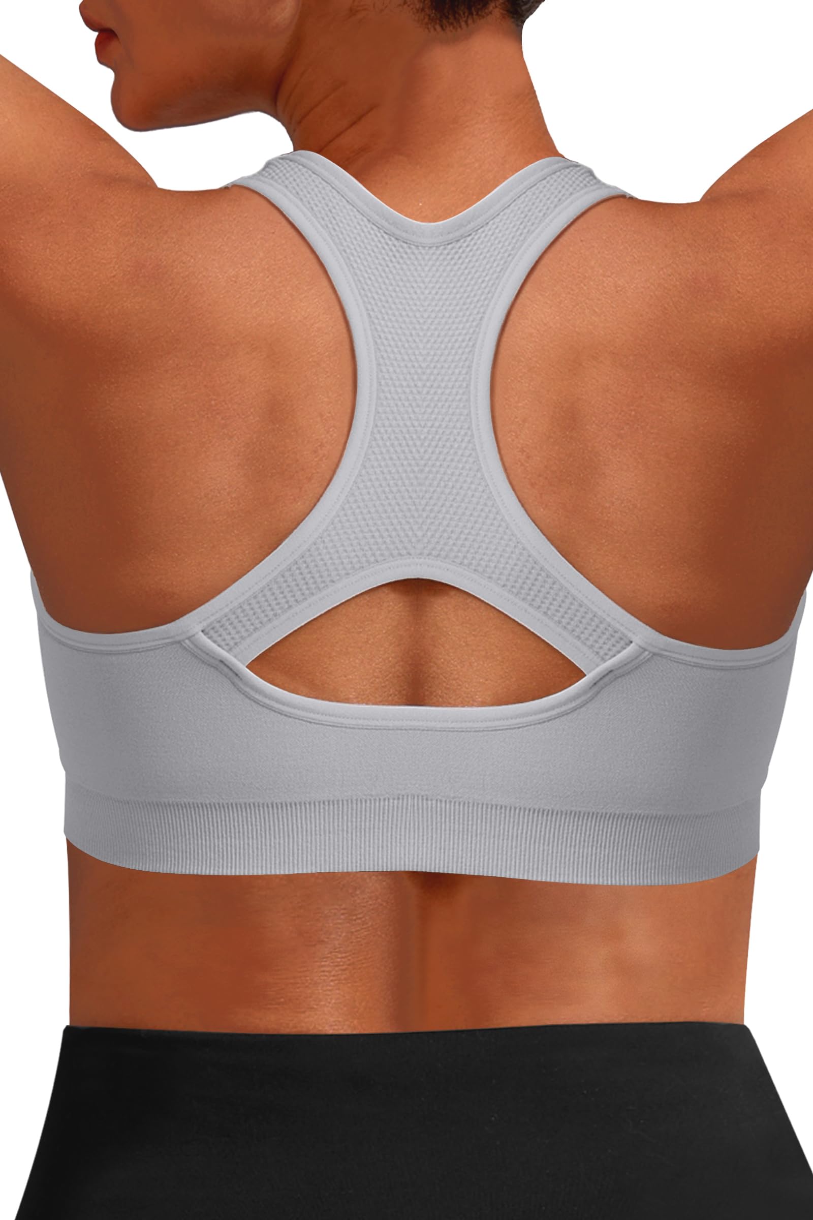 Women Racerback Sports Bras - High Impact Workout Gym Activewear Bra