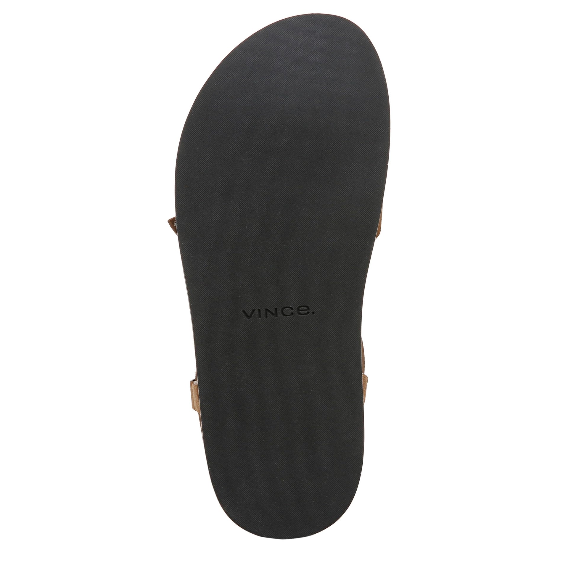 Vince Womens Franca Flat Sandal Elmwood Suede 8 M