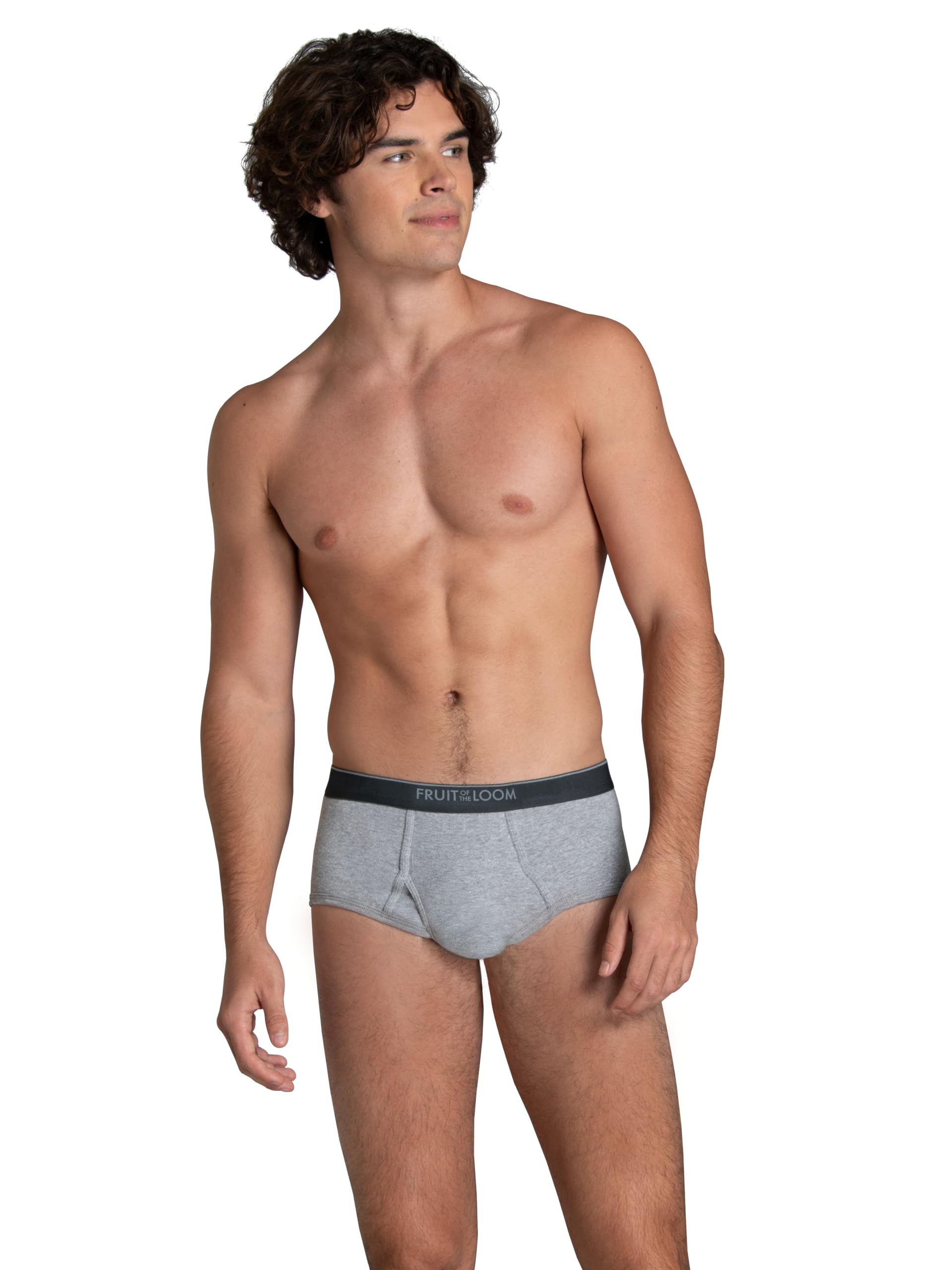Fruit Of The Loom Mens Tag-free Cotton Briefs Underwear, 6 Pack - Assorted Colors, Large US