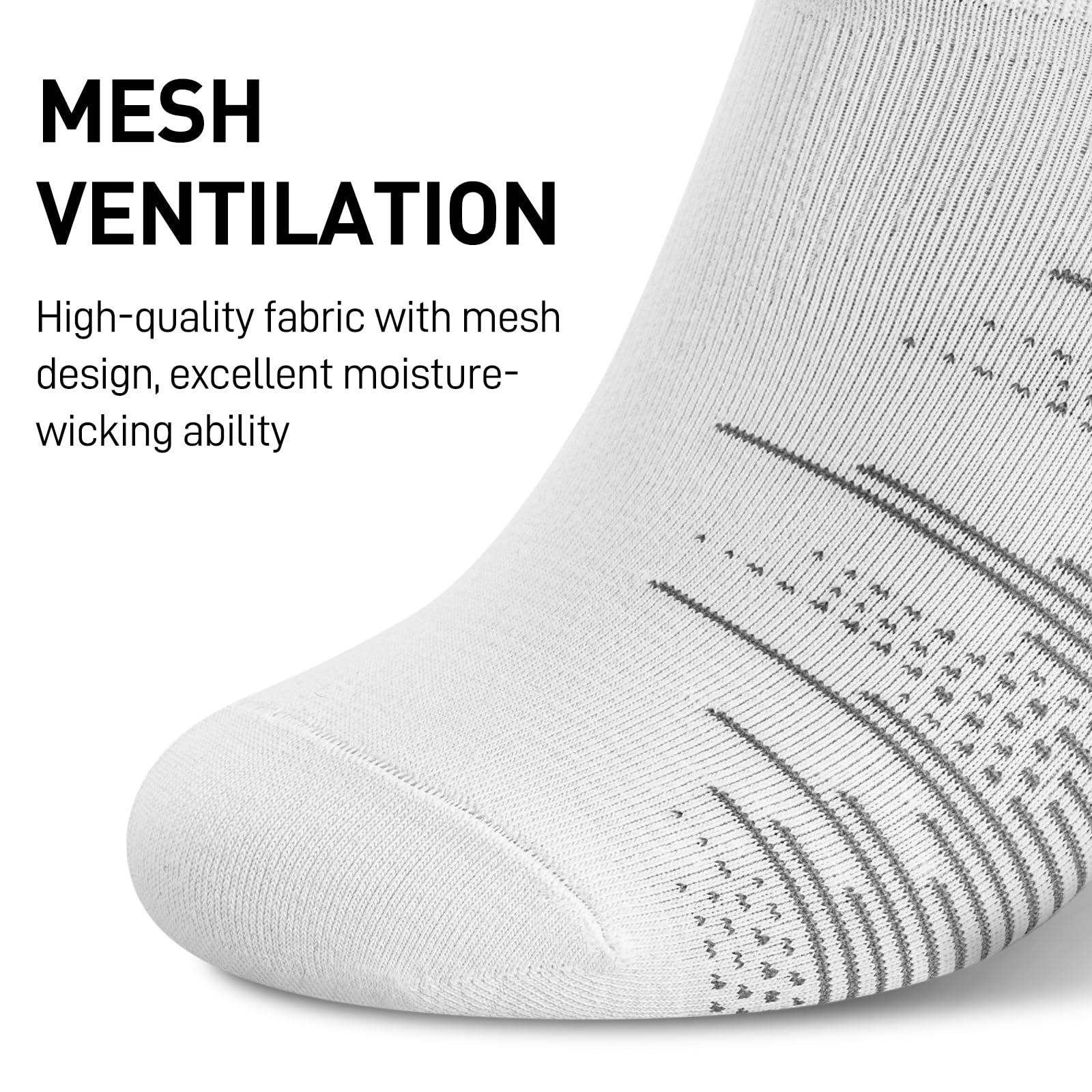 wernies No Show Socks Men 10 Pairs Ankle Low Cut Cotton Men Socks with Non Slip Grips 6-10