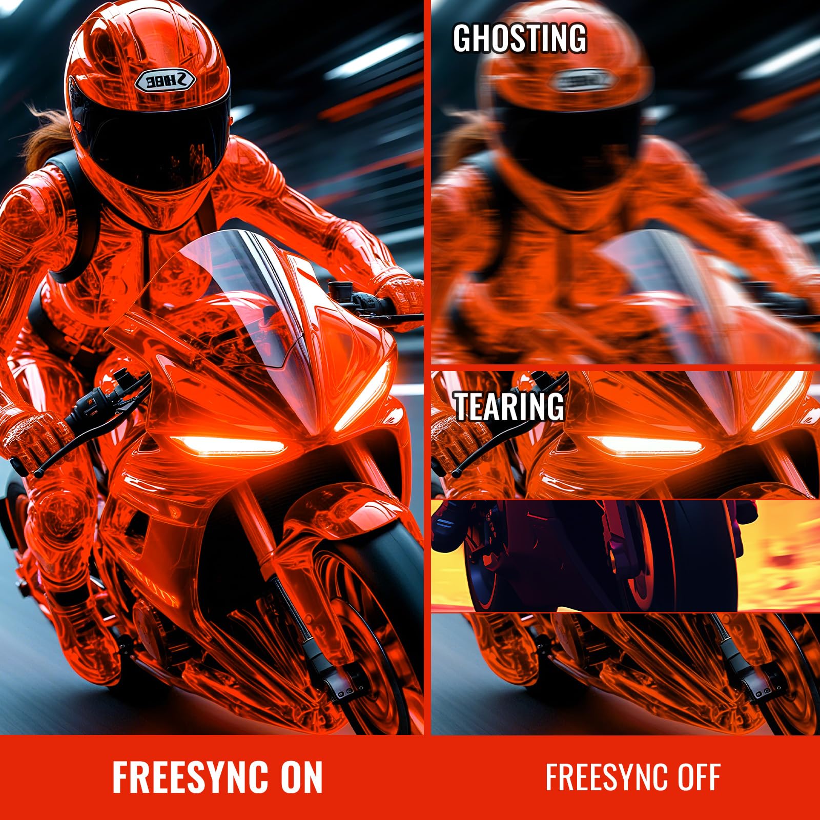 SANSUI Gaming Monitor, 24 Inch 200Hz 180Hz, FHD 1080P 1ms 110% sRGB Computer Monitor, HDMI DP Ports VESA Support for Game Office (HDMI Cable Included ES-G24F4H)