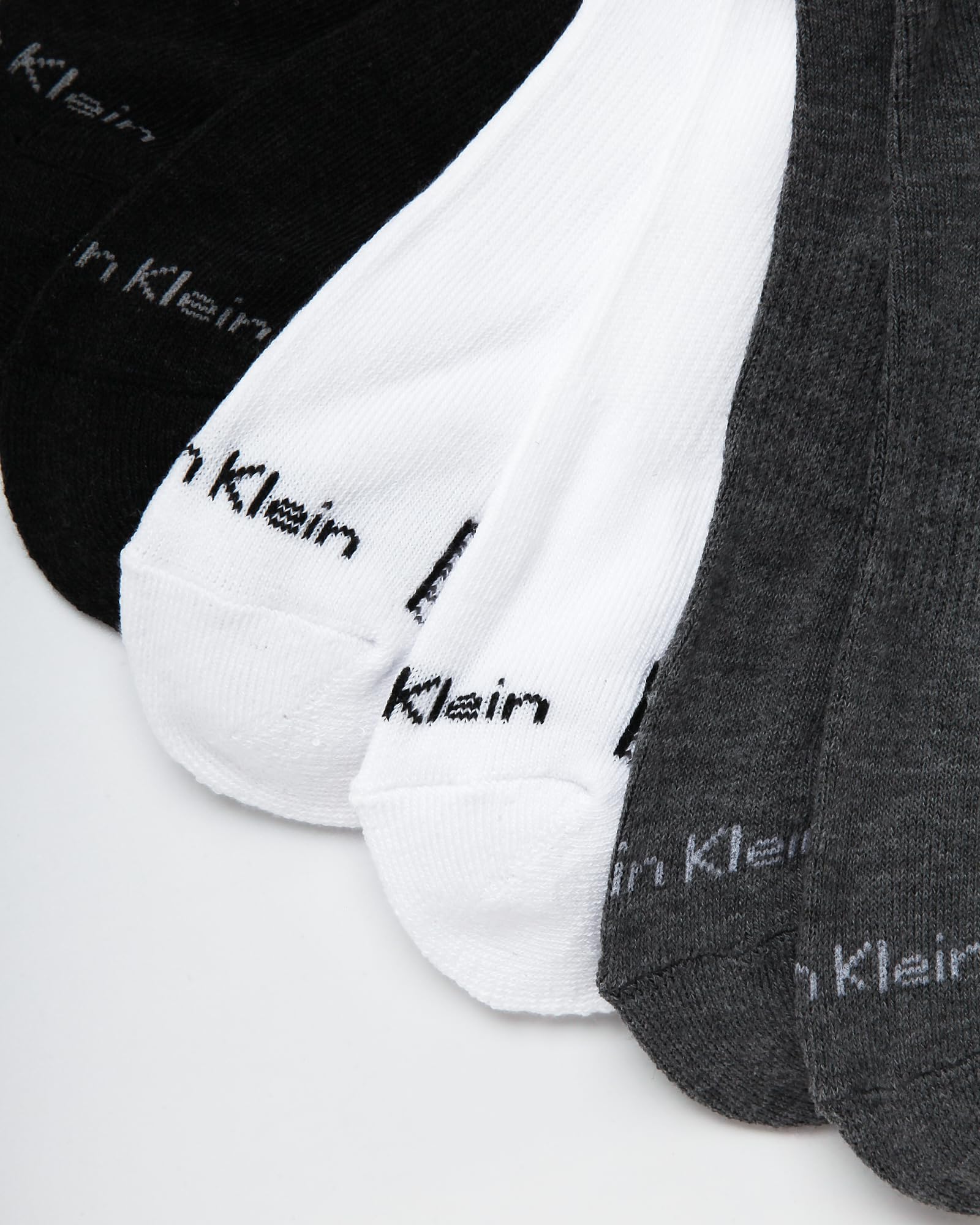 Calvin Klein Mens No Show Socks - 12 Pack Soft Cushioned Breathable Athletic Low Cut Ankle Socks for Men (Sizes: 7-12), Size 7-12, White/Grey Assorted