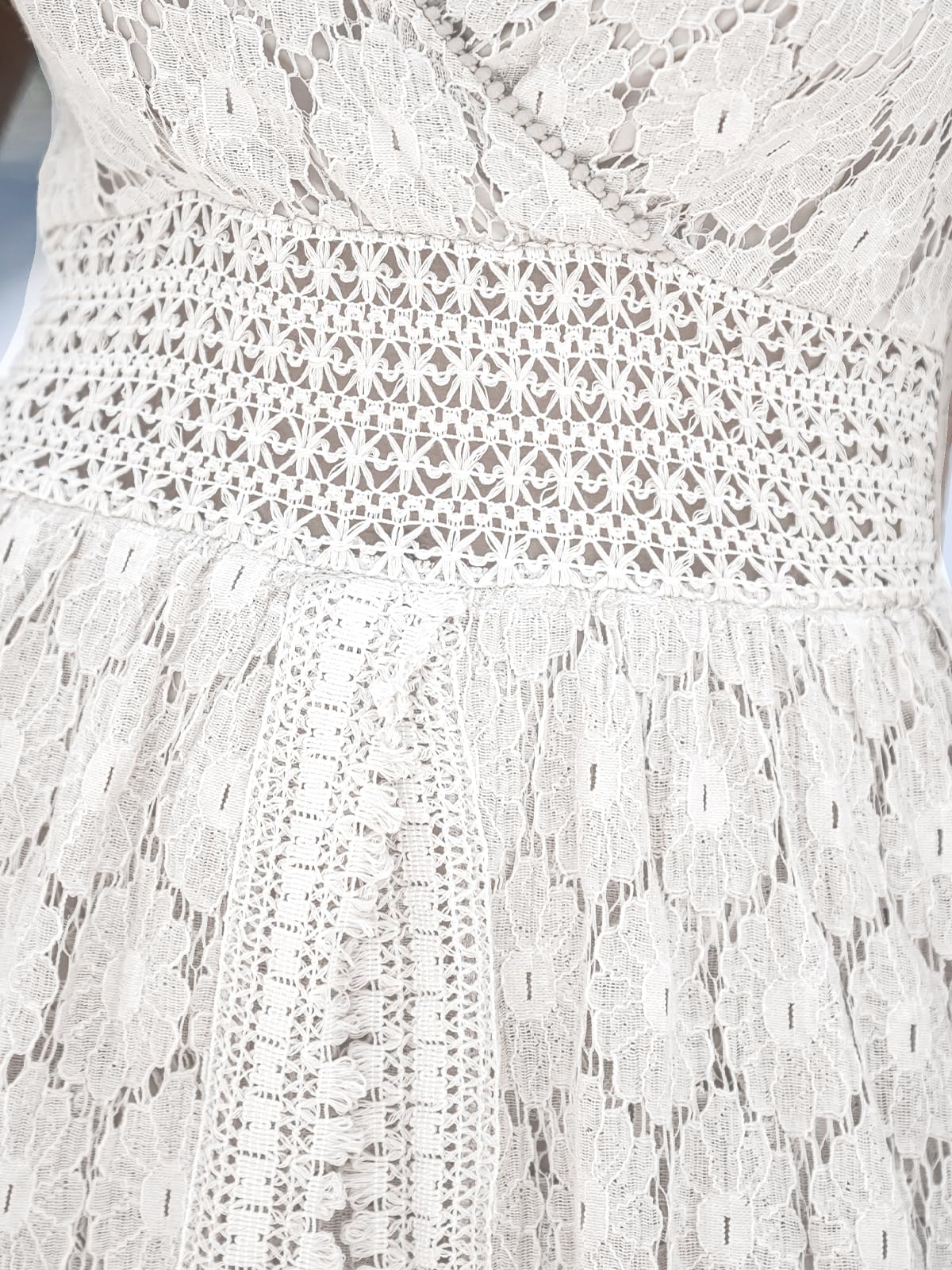 CUPSHE Women's Summer Women Slip Ruching Smocking Jumpsuit Dress V Neck Speghetti Straps Backless Maxi High Low