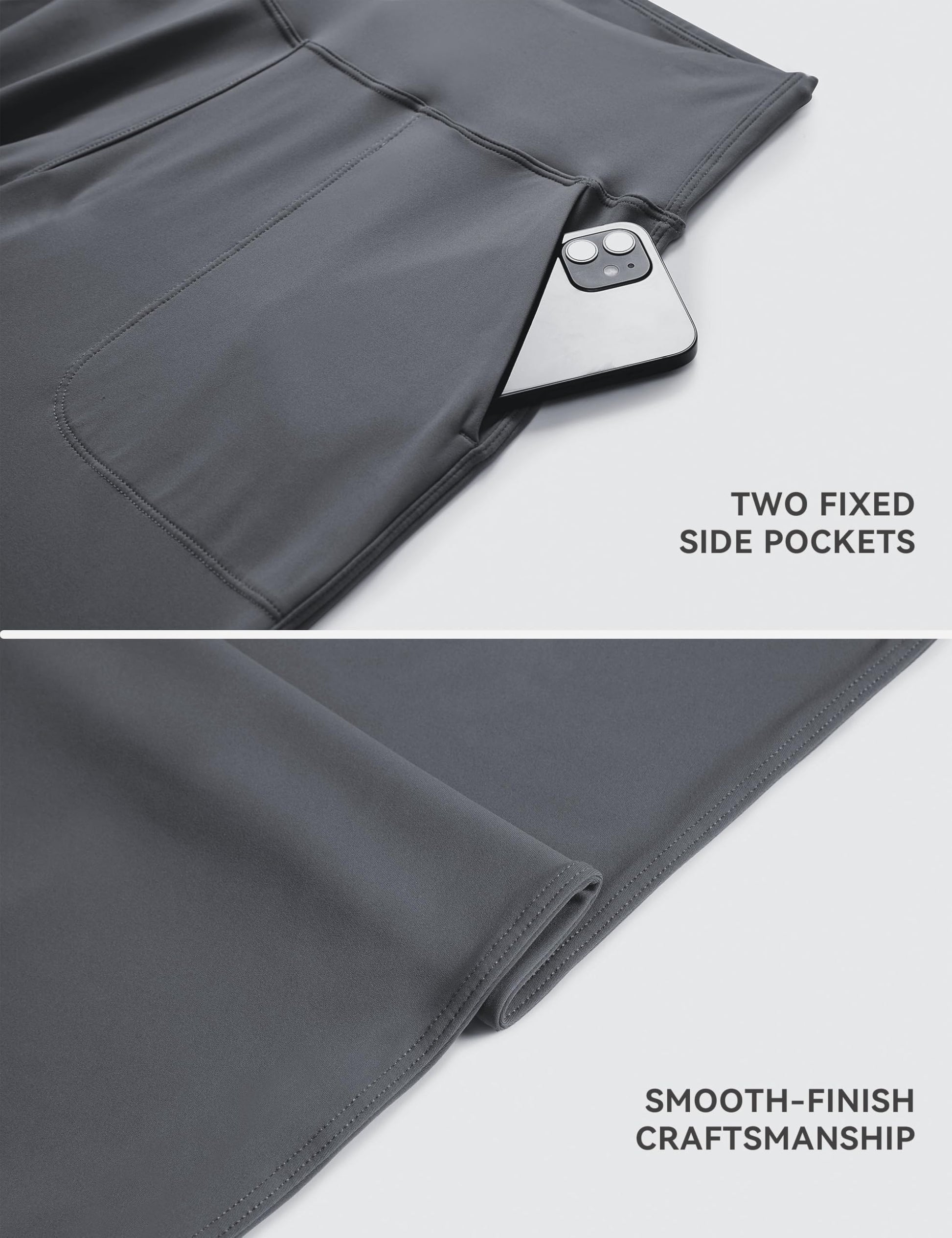 THE GYM PEOPLE Womens Joggers Pants with Pockets Athletic Leggings Tapered Lounge Pants for Workout, Yoga, Running (X-Large, Dark Grey)