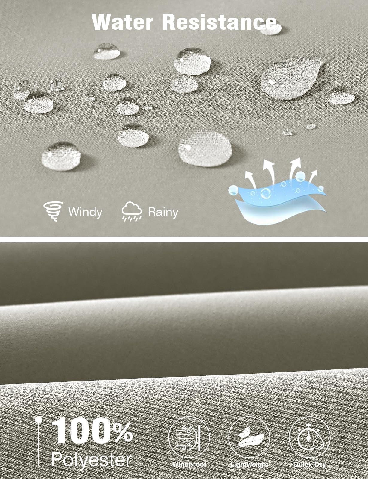 TBMPOY Men's Lightweight Jackets Casual Windbreaker Stylish Light Fall Spring Golf Work Dress Business Light Gray L