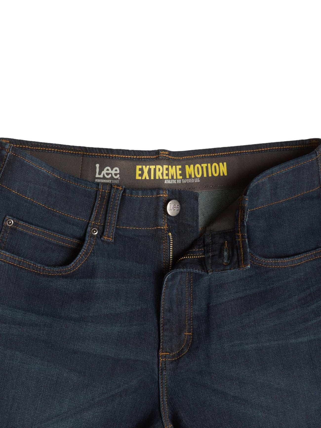 Lee Men's Extreme Motion Athletic Fit Tapered Leg Jean Blue Strike 34W x 30L