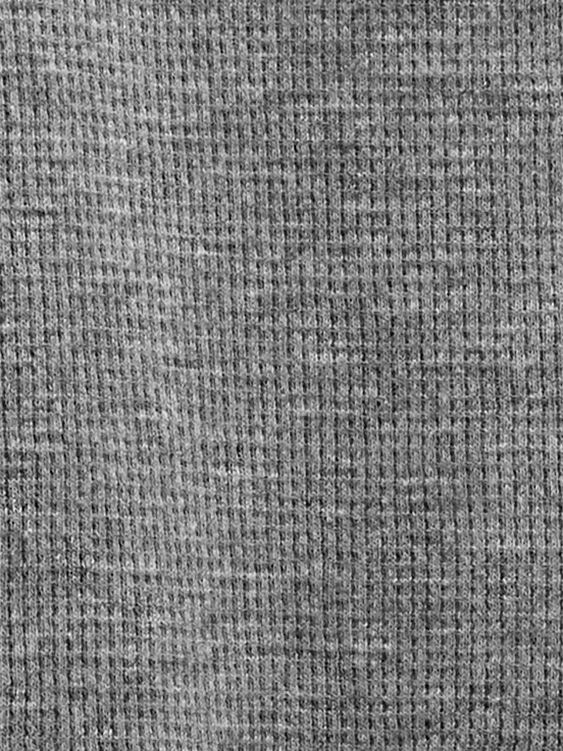 Simple Joys by Carter's Boys' 3-Pack Thermal Long Sleeve Shirts, Grey/Navy Heather/Yellow Stripe, 6-9 Months