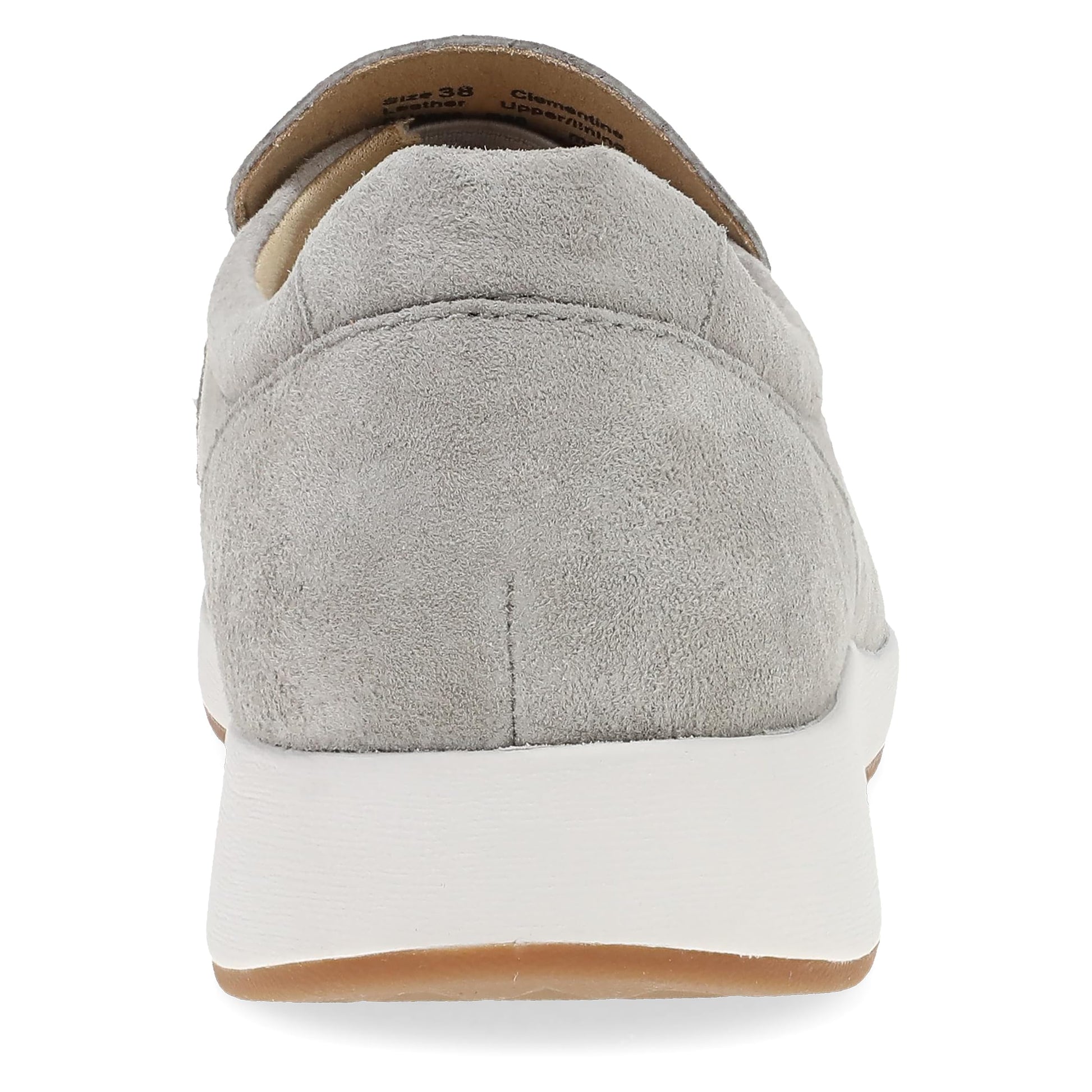 LightDansko Clementine Slip-On Loafer Sneakers for Women with Supportive Footbed, Lightweight Packable Comfort Loafer, Cushioned Midsole – Casual Style for Work, Office or Daily Wear Grey 5.5-6 M US