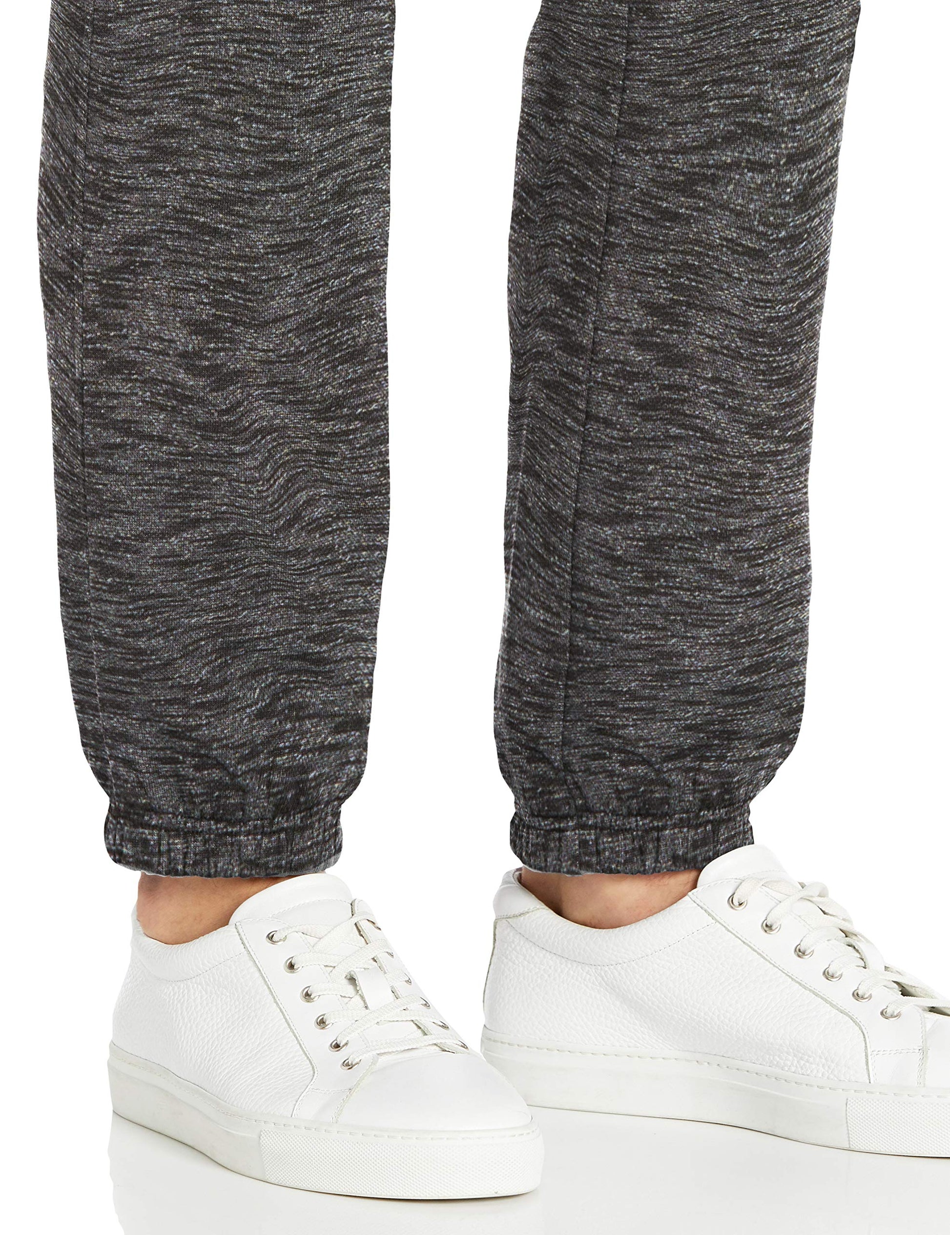 Amazon Essentials Sweatpants for Men, Charcoal Space Dye Fleece, Closed Bottom, XX-Large (Available in Big and Tall)