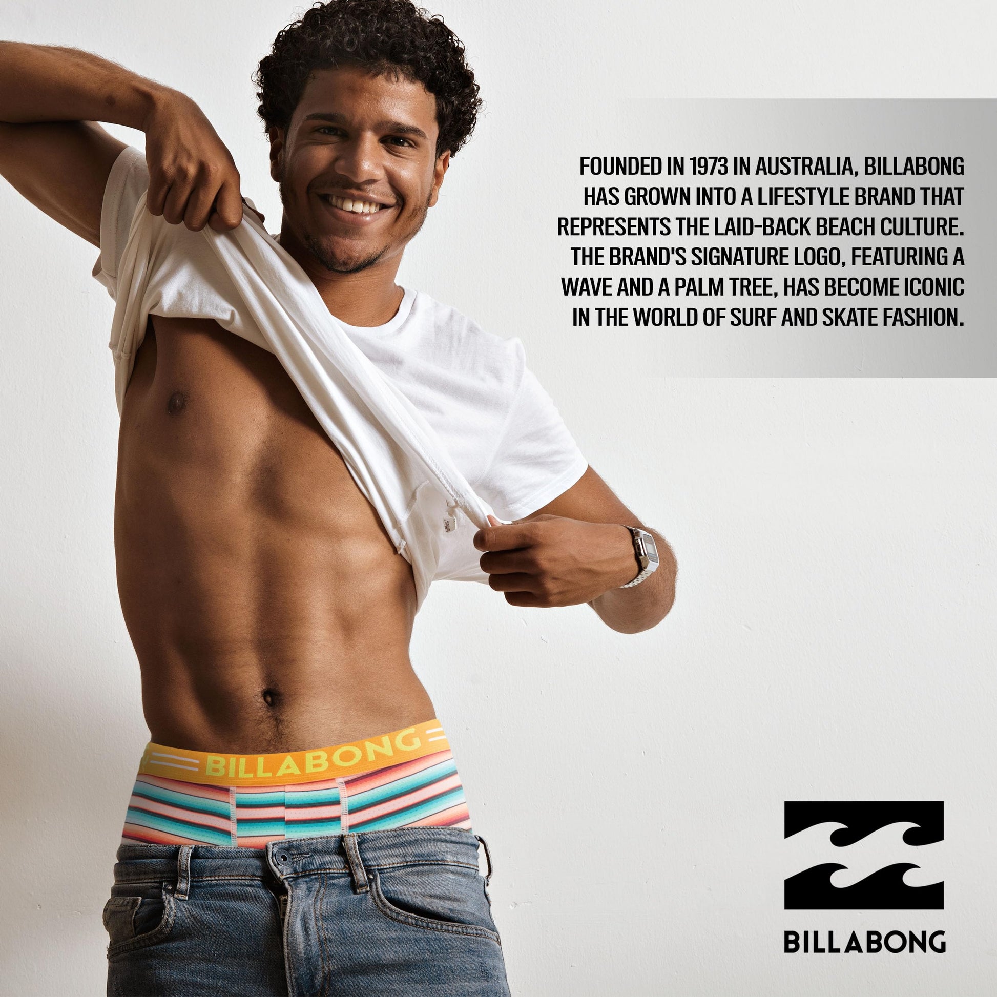 Billabong Mens Underwear 4 Pack Microfiber Performance Boxer Briefs for Men