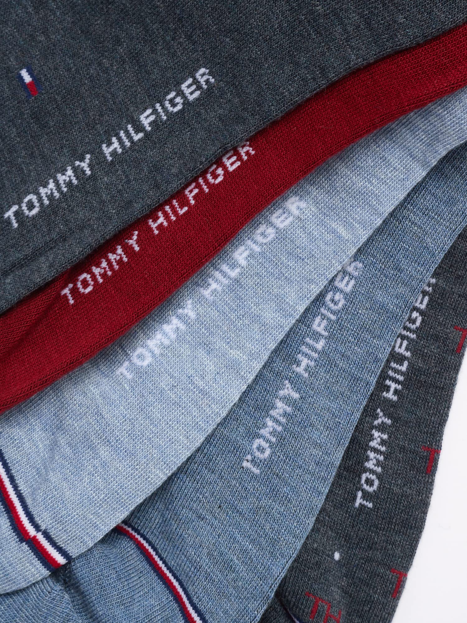 Tommy Hilfiger Mens Dress Socks - 10 Pack Comfort Stretch Breathable Casual Work Crew Socks for Men (Sizes: 7-12), Size 7-12, Denim Assorted